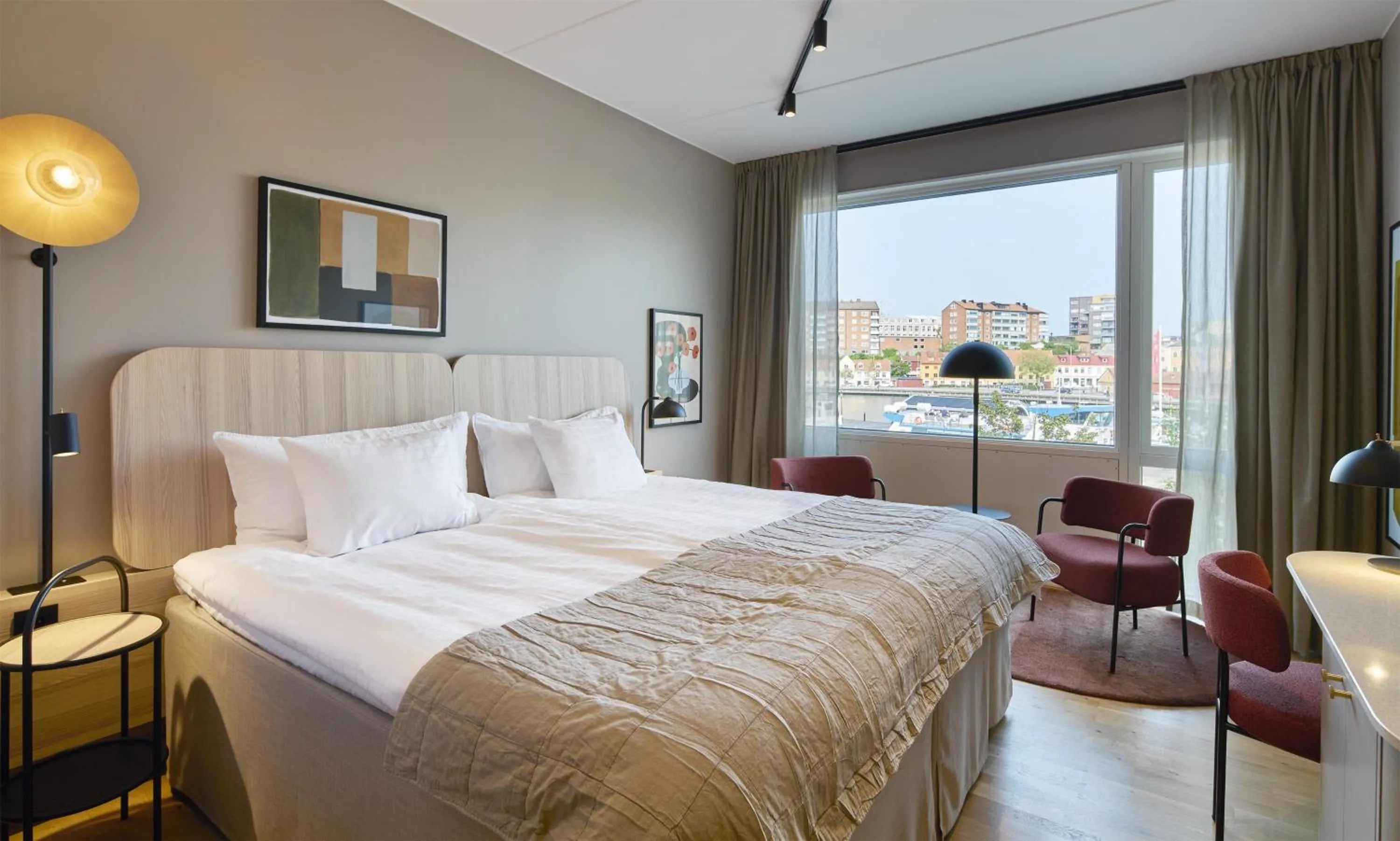 Bedroom, Bed in Scandic Karlskrona