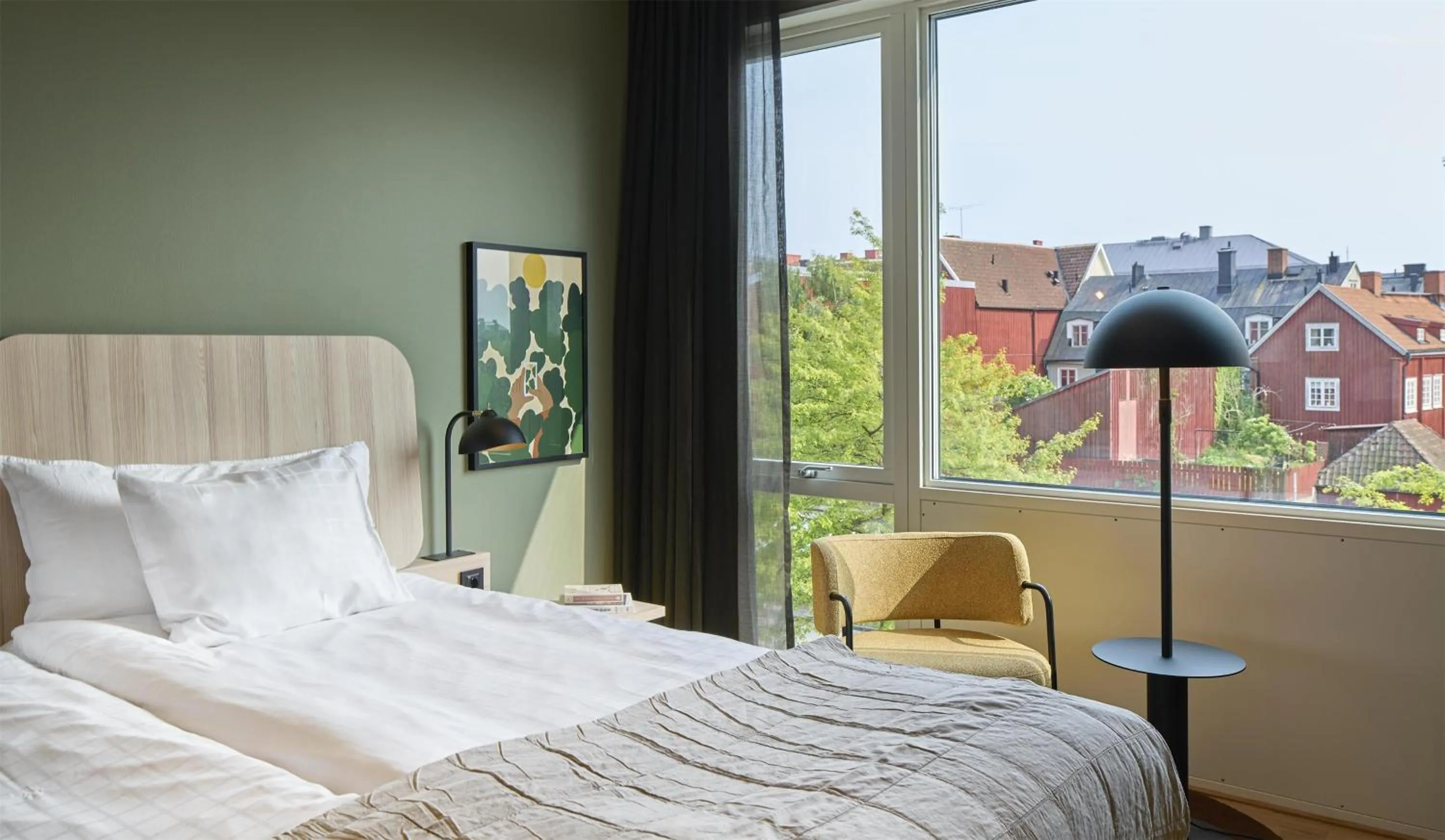 Bedroom, Bed in Scandic Karlskrona