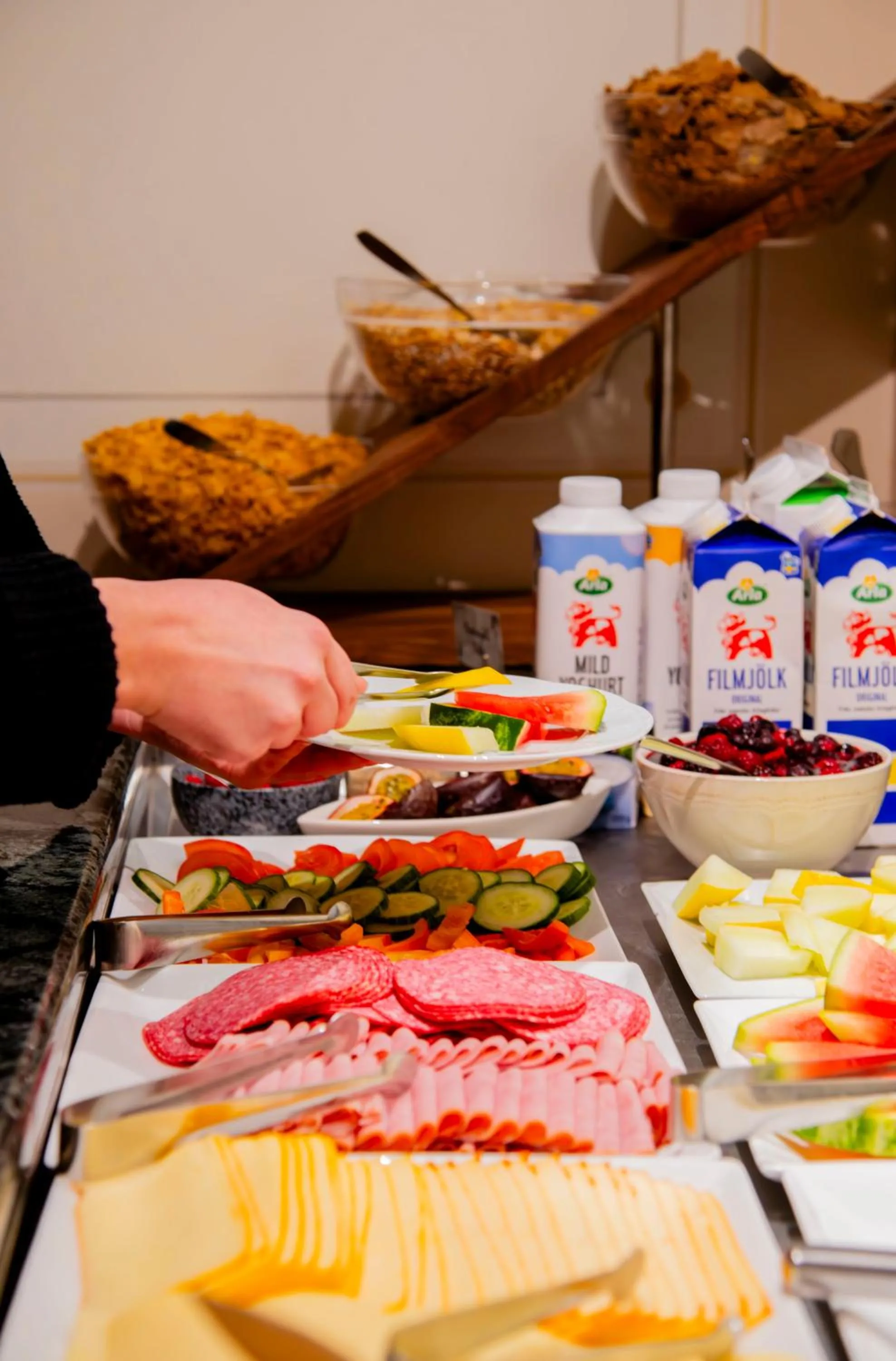 Breakfast in Park Hotel Linköping Fawlty Towers