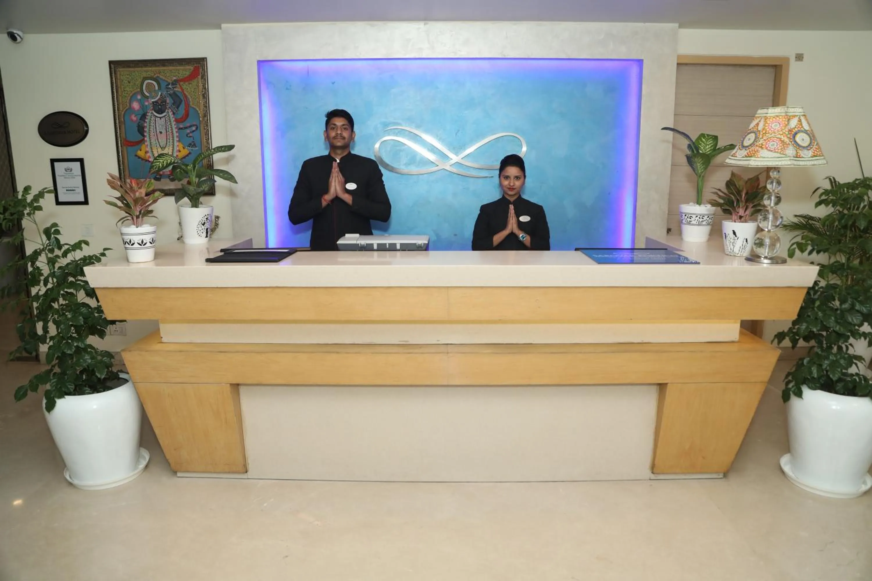 Lobby or reception in Sarovar Portico Naraina, Hotel
