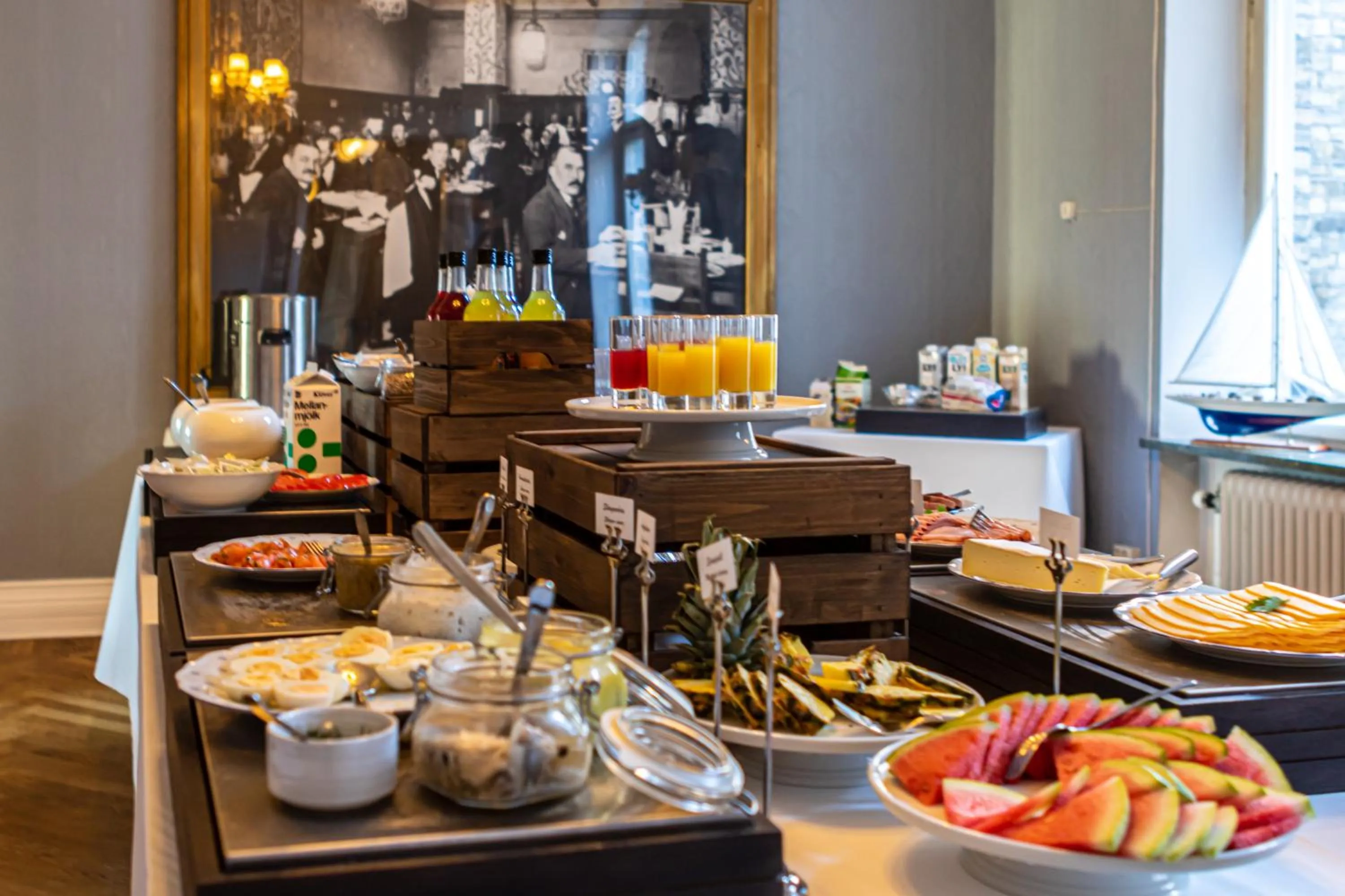 Buffet breakfast in Karlskrona Stadshotell, Best Western Signature Collection