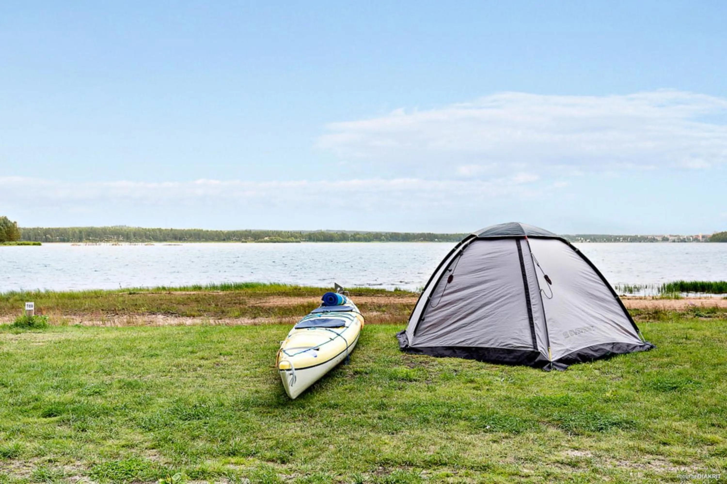 Canoeing in First Camp Arcus-Luleå