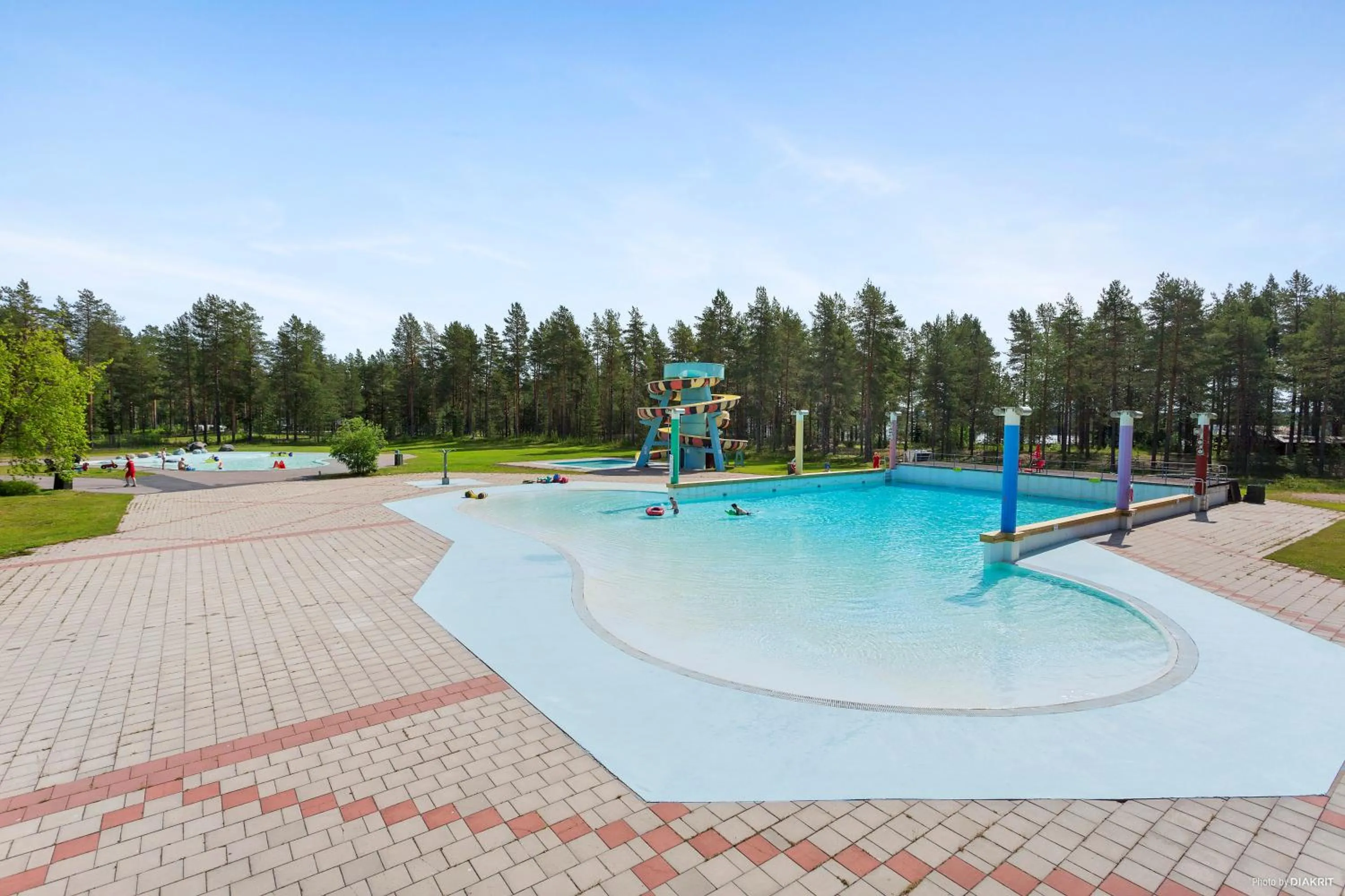 Aqua park in First Camp Arcus-Luleå