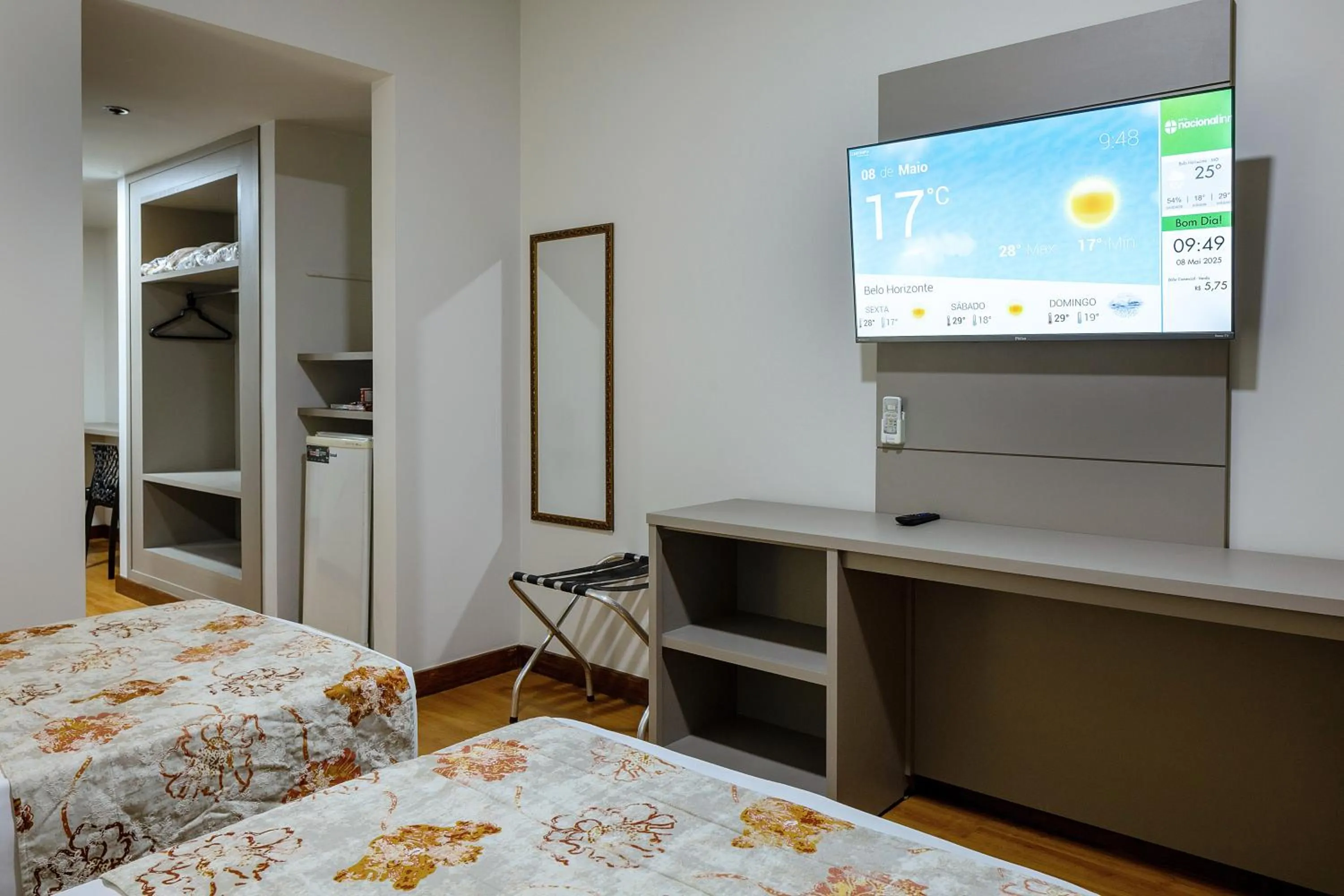 Bed in Hotel Nacional Inn Belo Horizonte