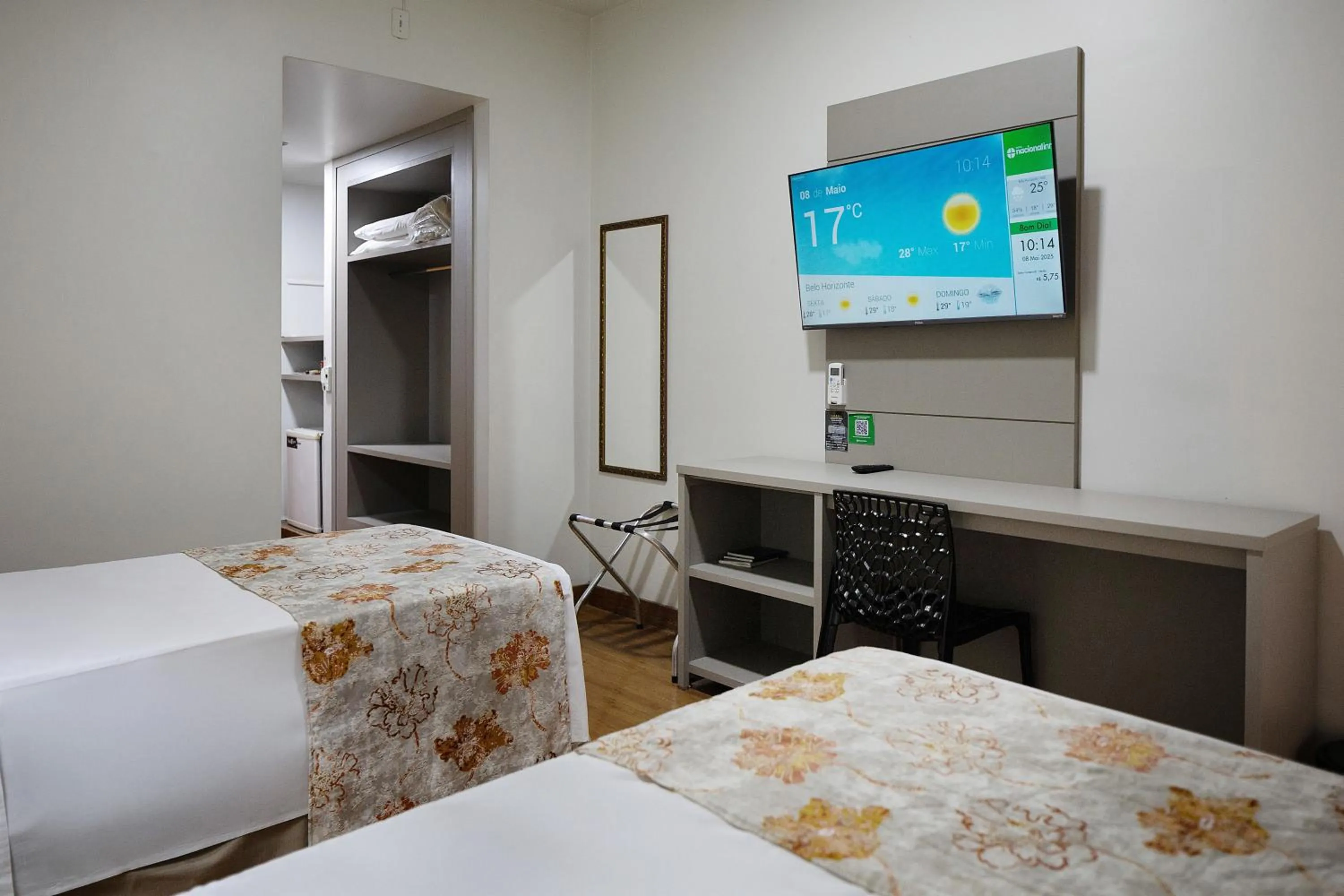 Bed in Hotel Nacional Inn Belo Horizonte