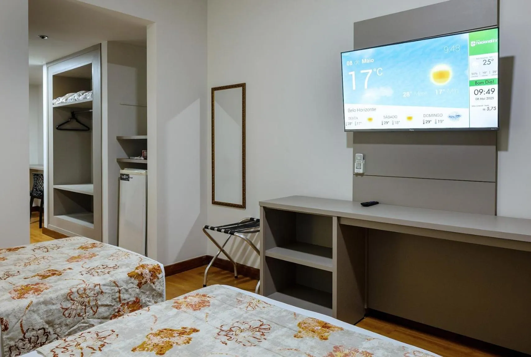 Bed in Hotel Nacional Inn Belo Horizonte