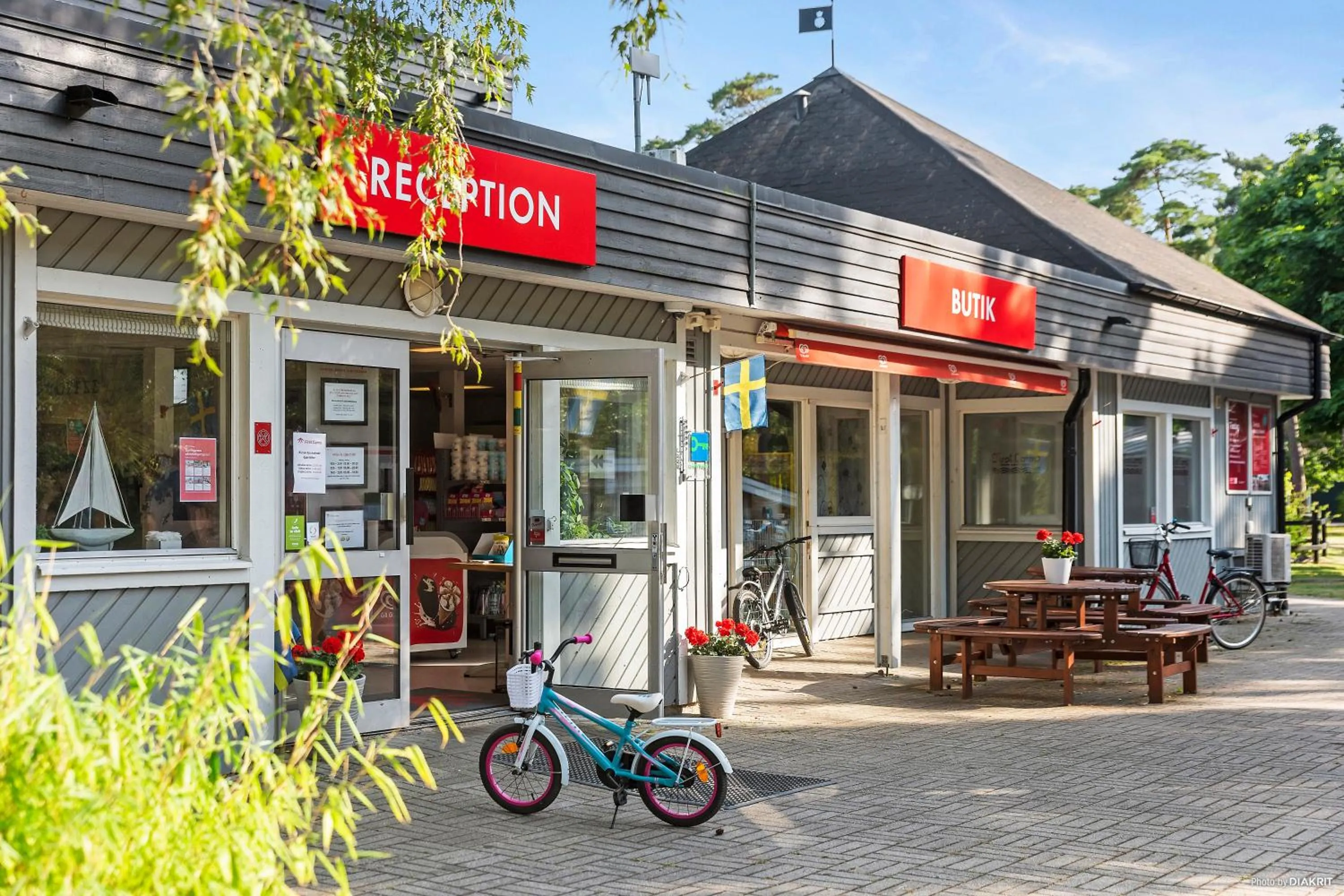 Lobby or reception in First Camp Torekov-Båstad