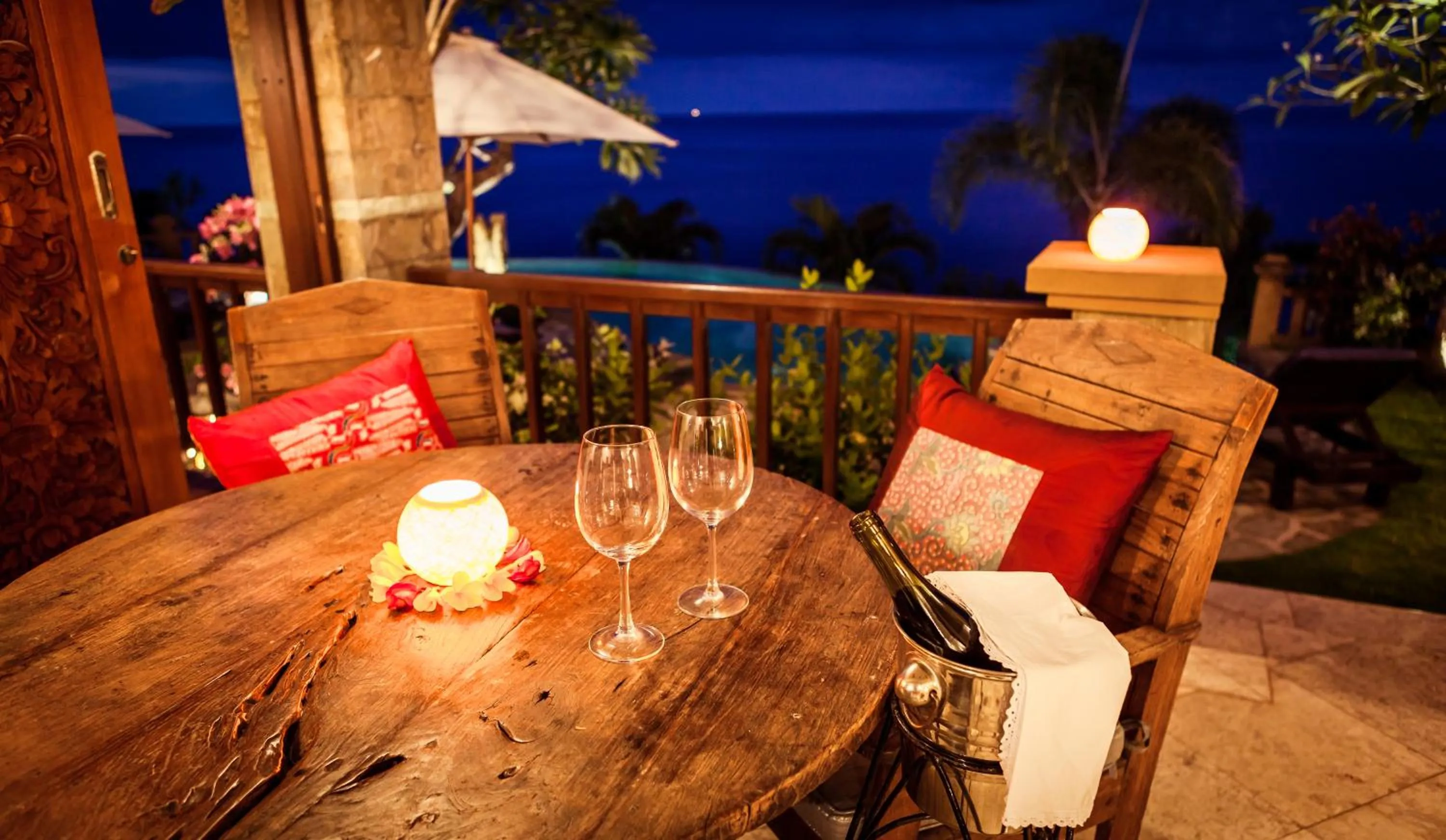Balcony/Terrace in Blue Moon Villas Resort