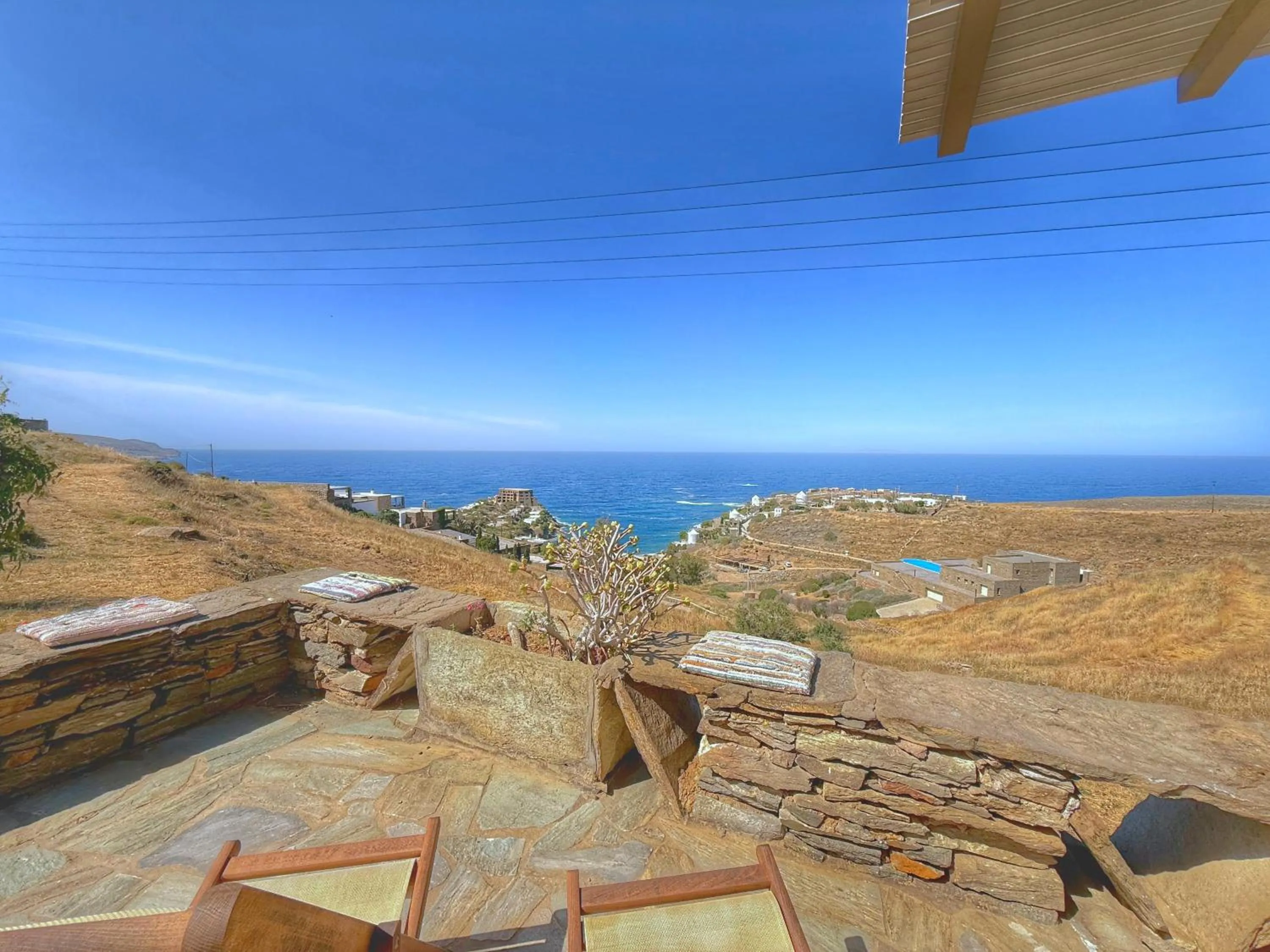 Day in The Traditional Stone Villa