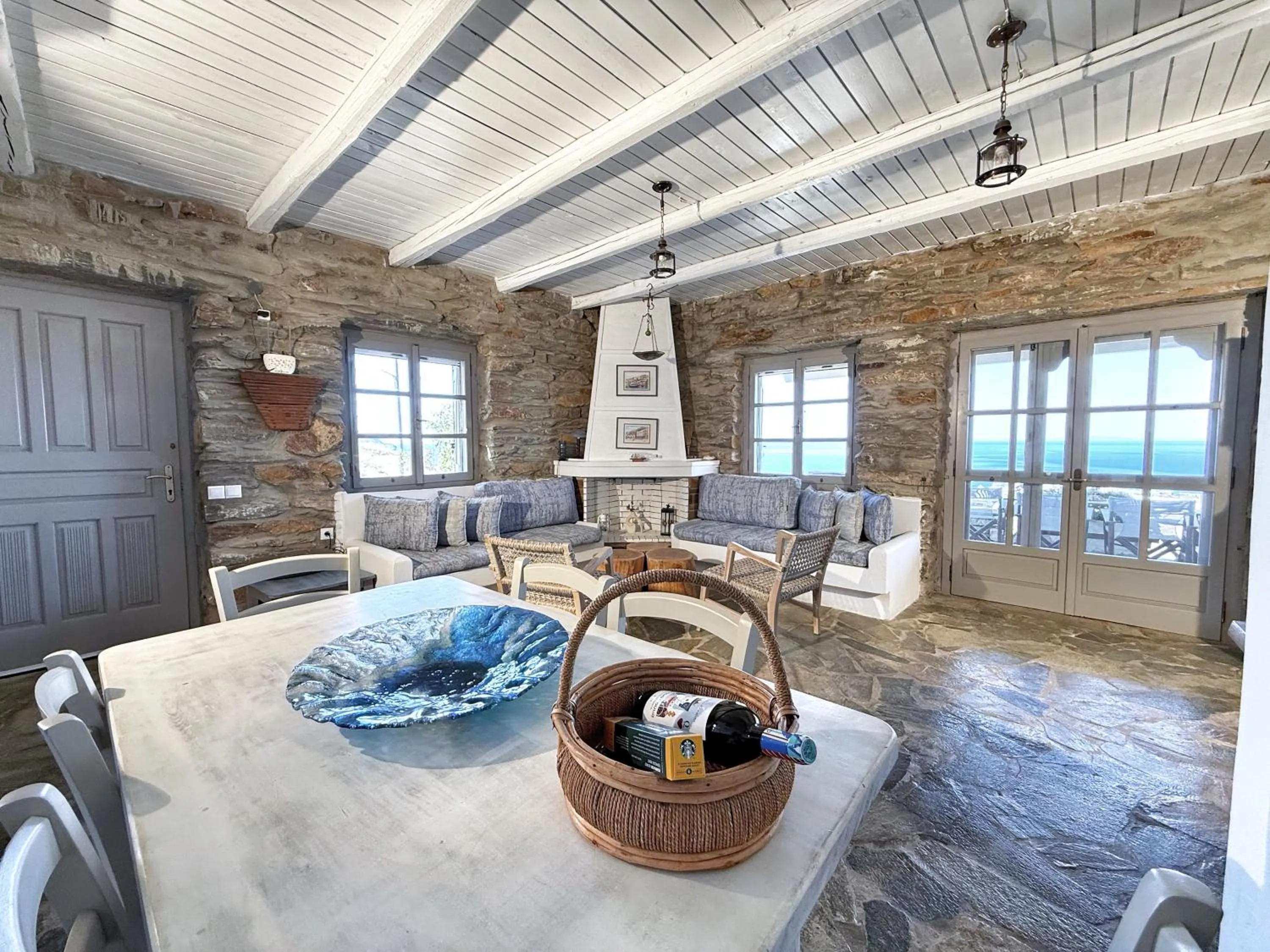 Natural landscape in The Traditional Stone Villa