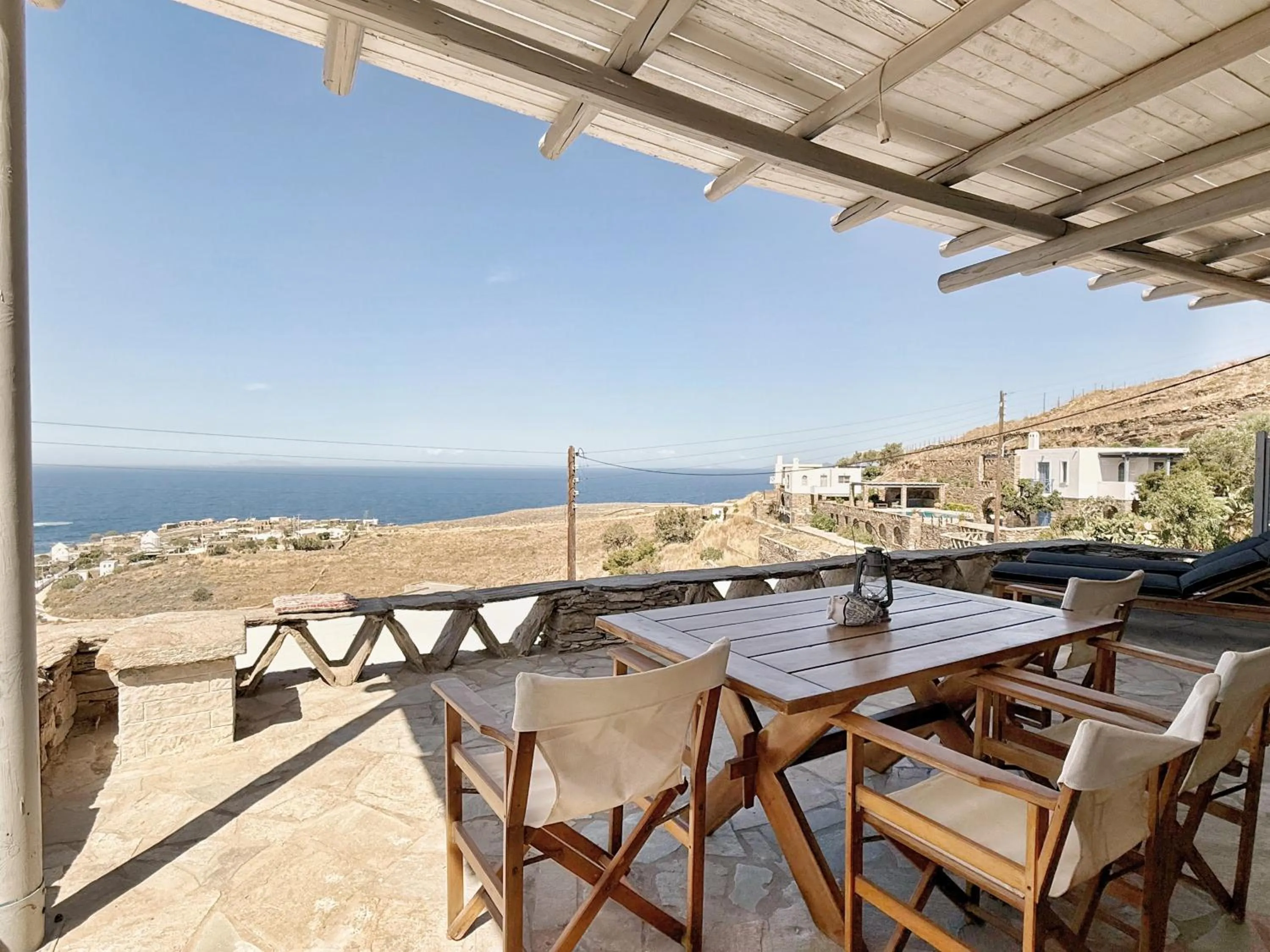 Day in The Traditional Stone Villa