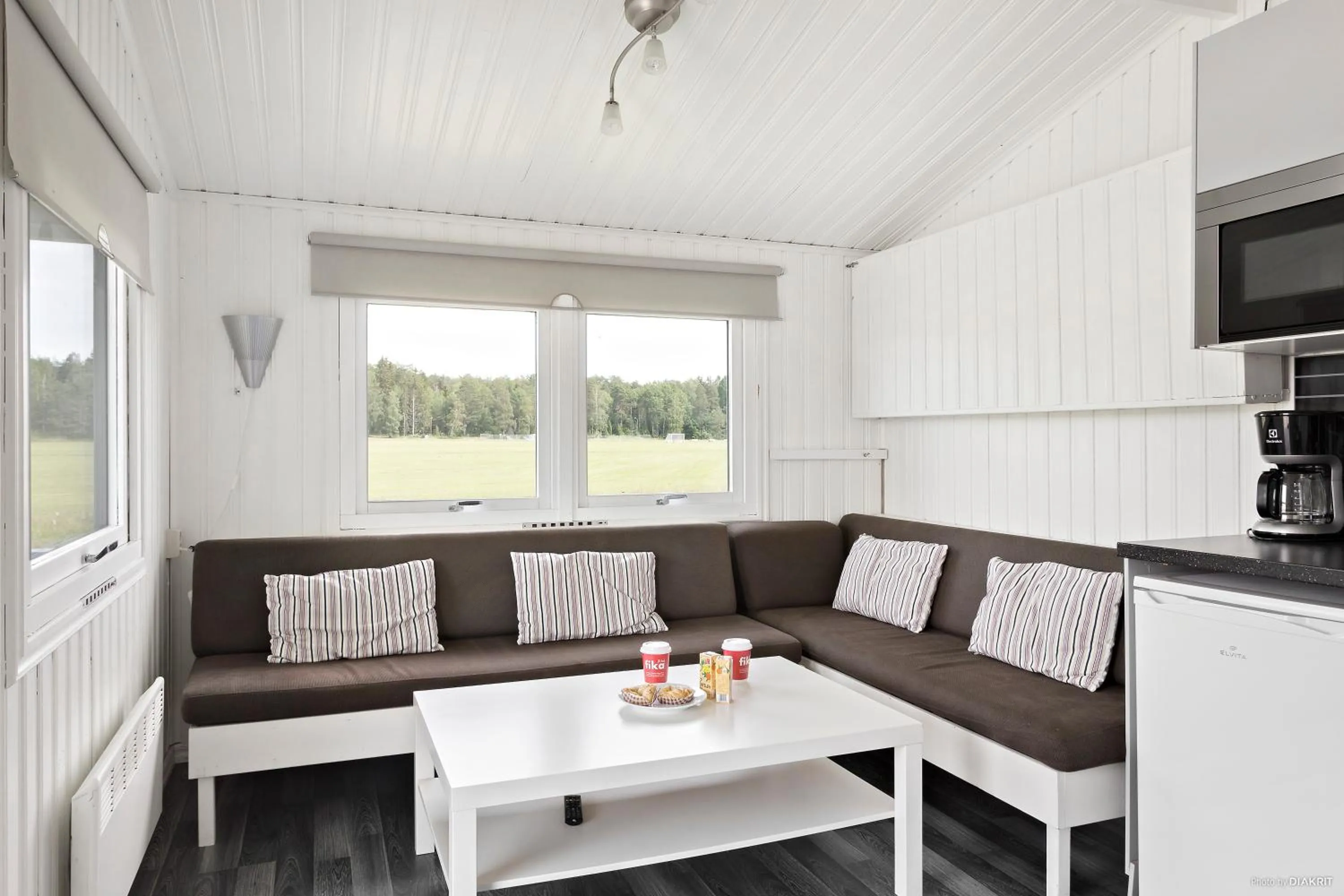 Living room in First Camp Skutberget-Karlstad