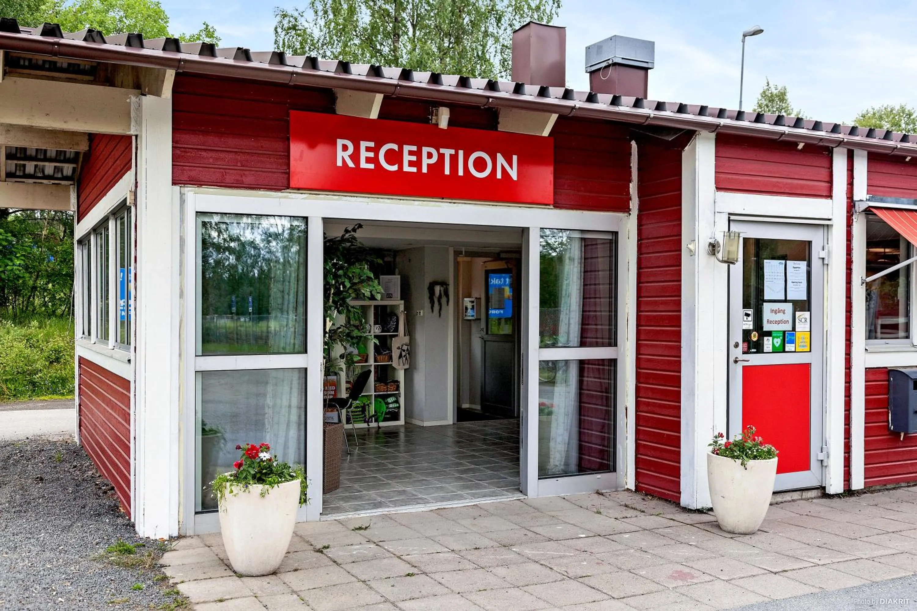 Lobby or reception in First Camp Nydala-Umeå