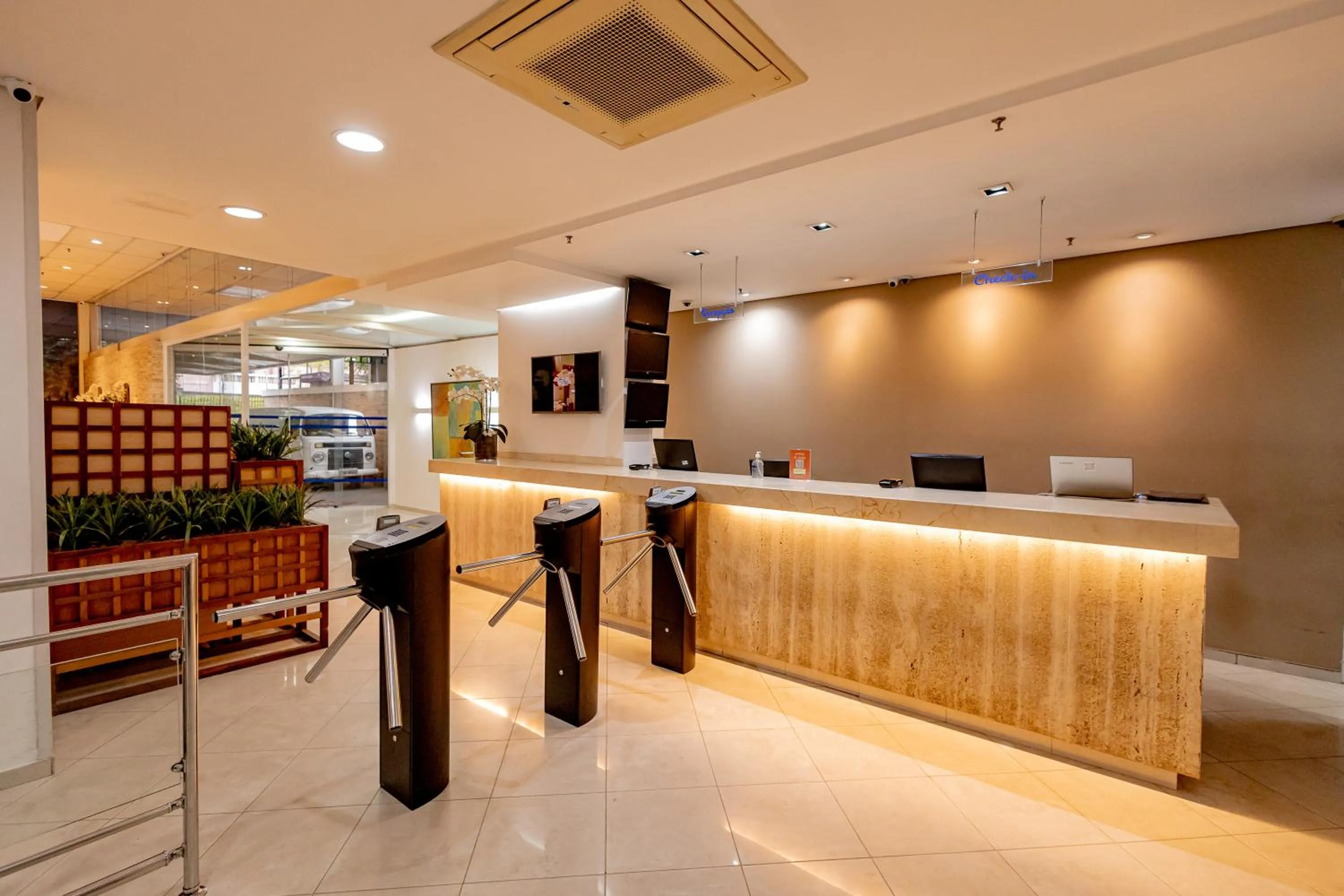 Lobby or reception in Hotel San Gabriel