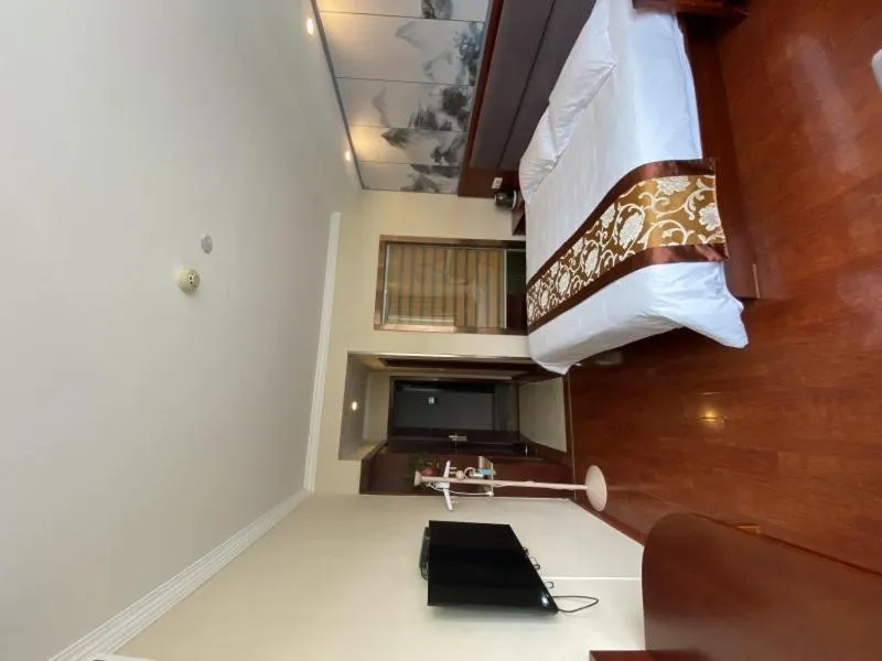 Bed in GreenTree ShangHai JinShan Wanda Plaza Longxiang Road Express Hotel