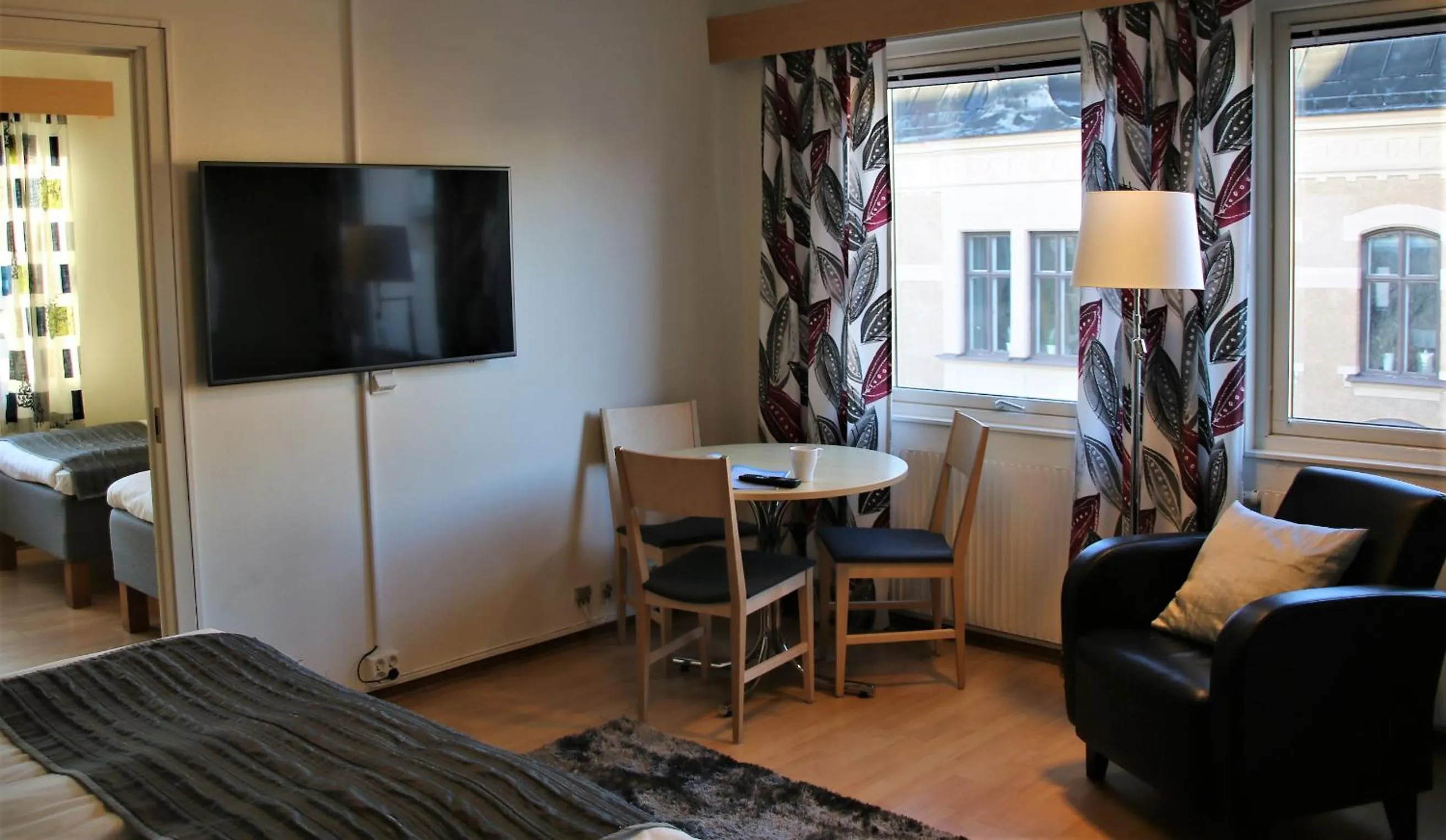 TV and multimedia, Bed in Linköpings Cityhotell och Vandrarhem