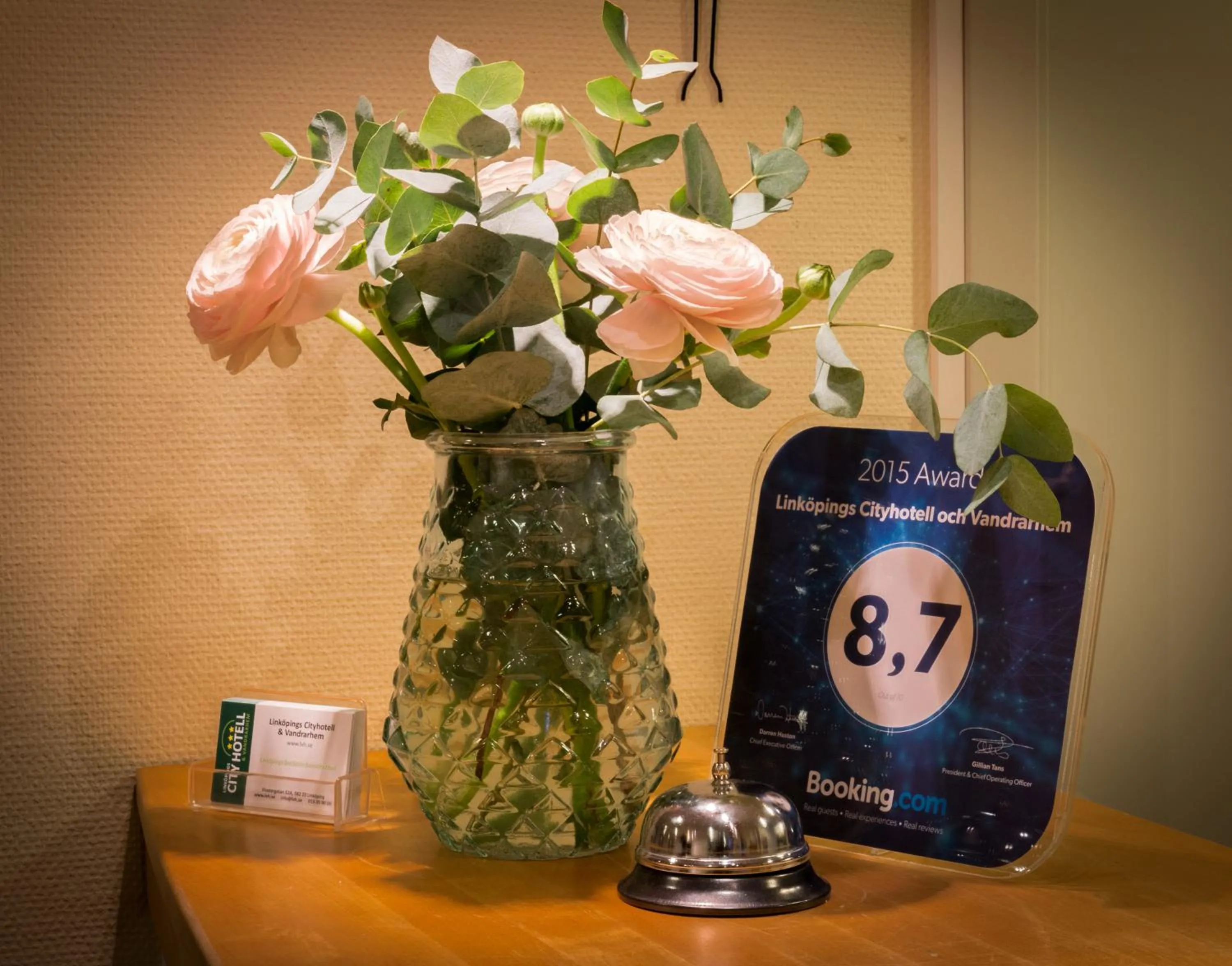 Decorative detail in Linköpings Cityhotell och Vandrarhem