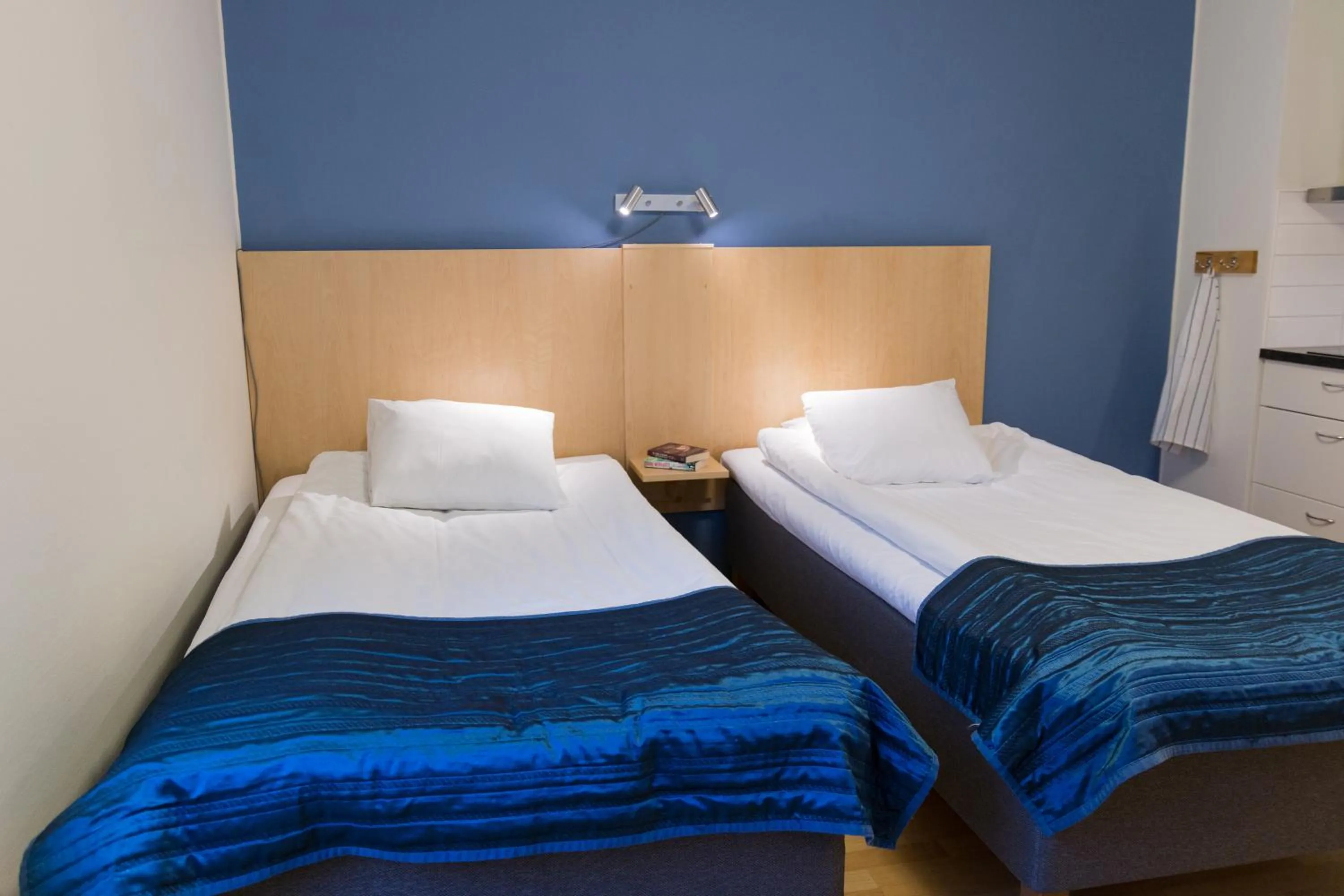 Bed in Linköpings Cityhotell och Vandrarhem