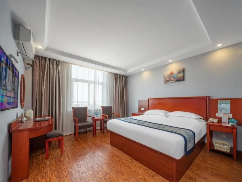 Bed in GreenTree Inn JiangSu YanCheng North Bus Station Bolian Plaza Business Hotel