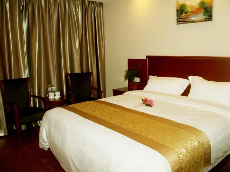 Bed in GreenTree Inn JiangSu YanCheng North Bus Station Bolian Plaza Business Hotel