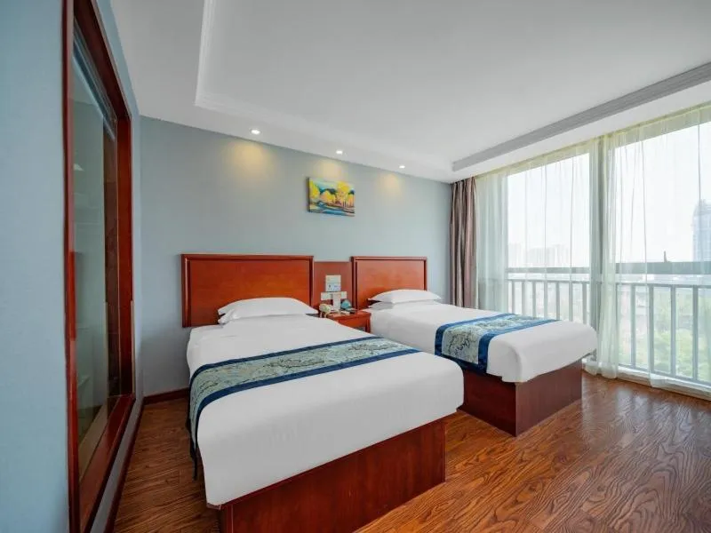 Bed in GreenTree Inn JiangSu YanCheng North Bus Station Bolian Plaza Business Hotel