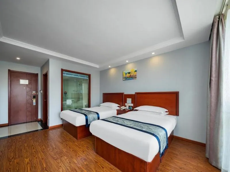 Bed in GreenTree Inn JiangSu YanCheng North Bus Station Bolian Plaza Business Hotel