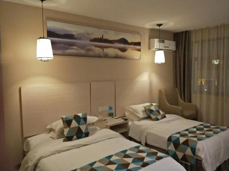Bed in GreenTree Alliance JiangSu Province Lianyungang Nanchang Road Hotel