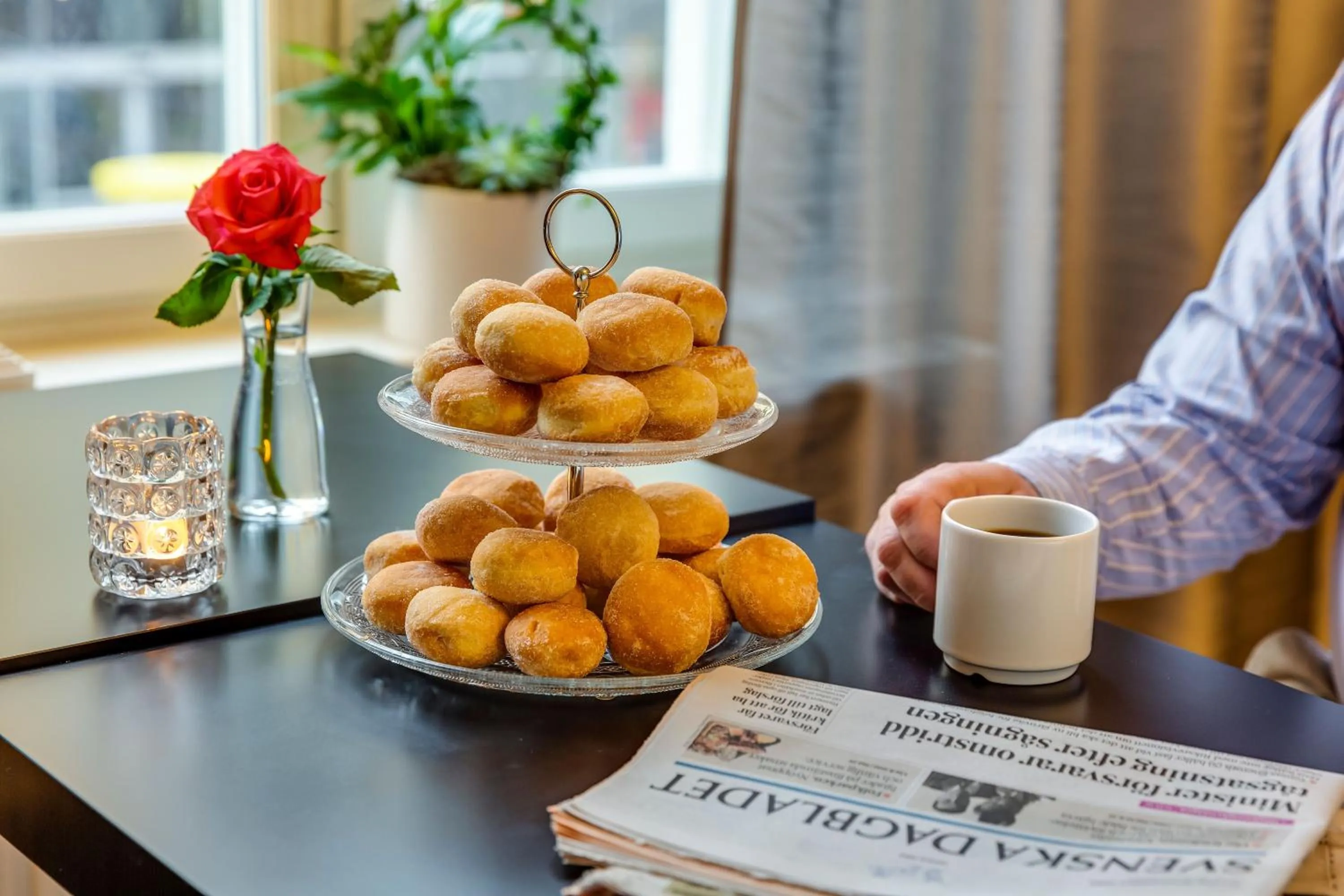 Buffet breakfast in Ludvika Stadshotell