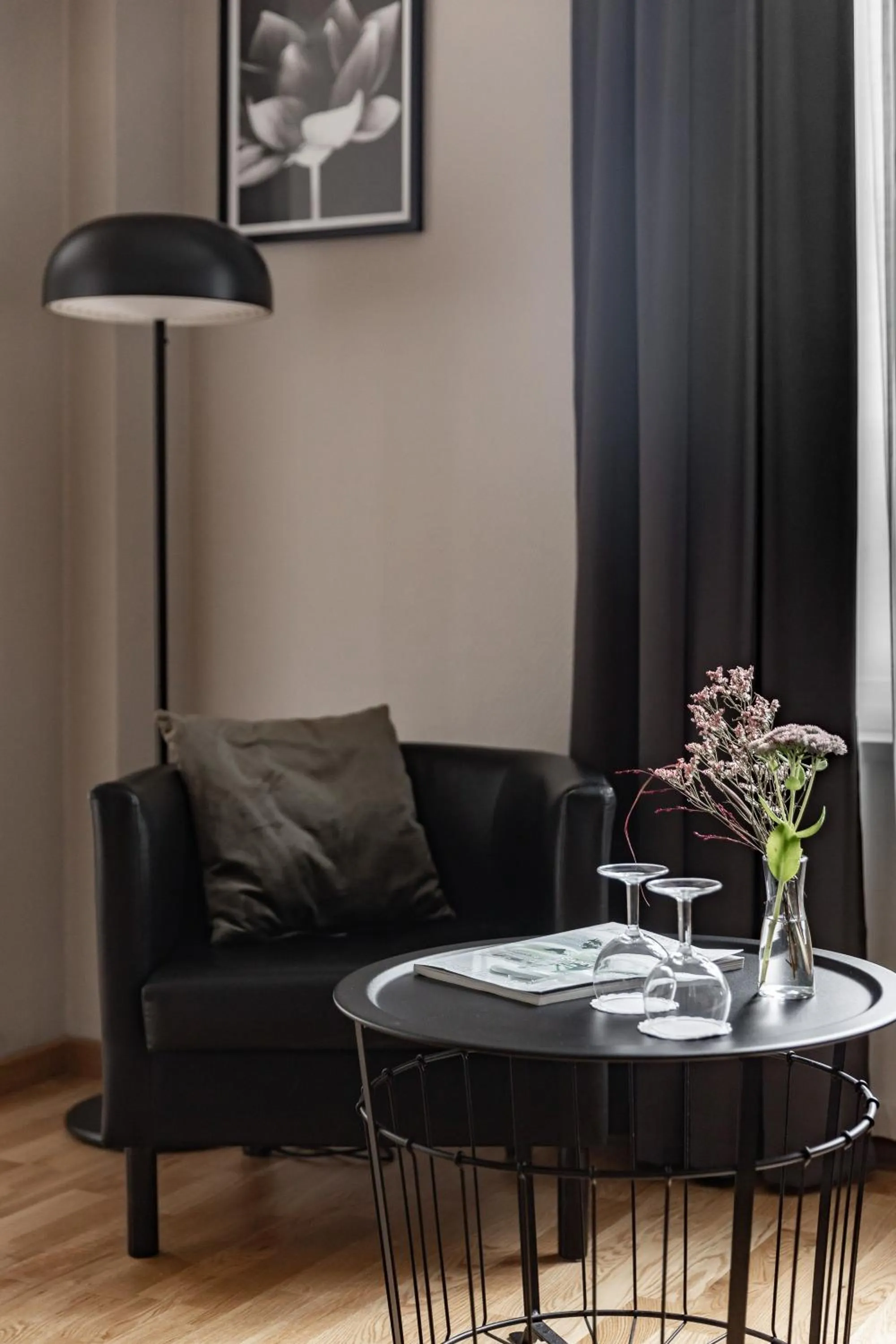 Seating area in Ludvika Stadshotell