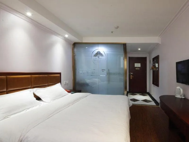 Bed in GreenTree Inn Hefei Fanhua Avenue Decision Building Anhui University Business Hotel