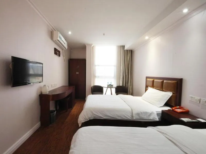 Bed in GreenTree Inn Hefei Fanhua Avenue Decision Building Anhui University Business Hotel