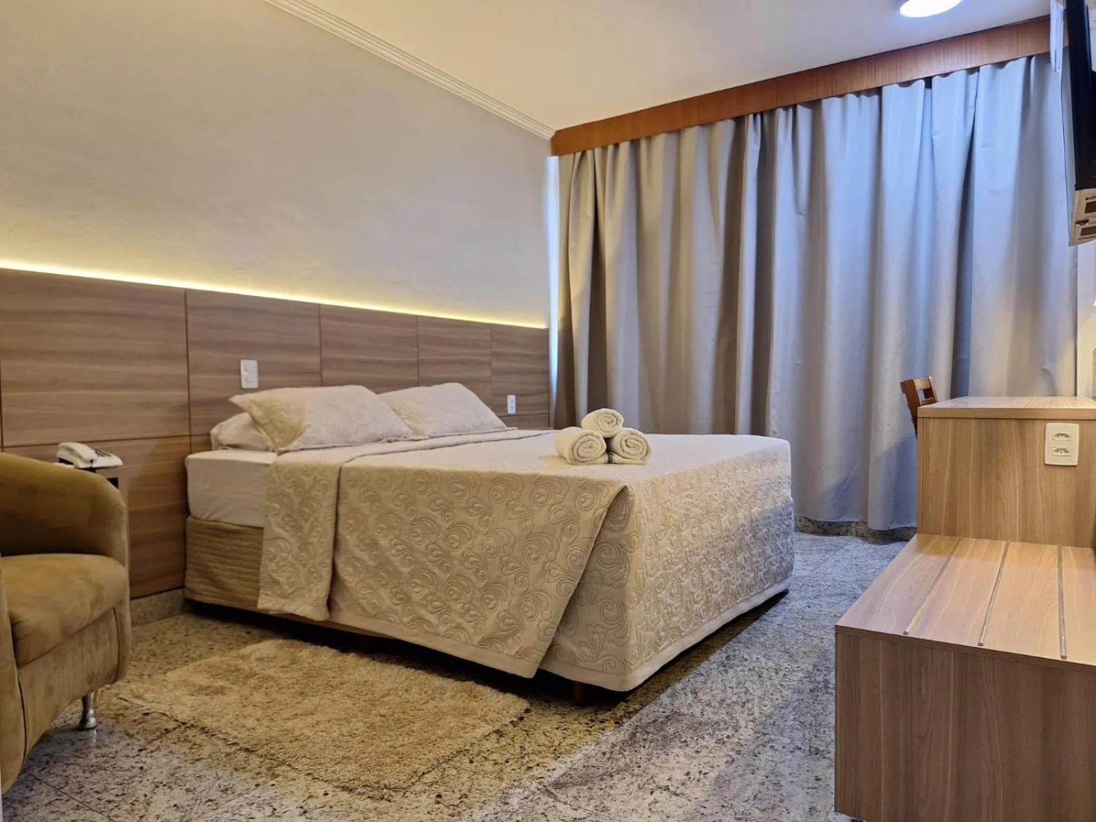 Bedroom, Bed in Hotel Nacional Inn Ribeirão Preto