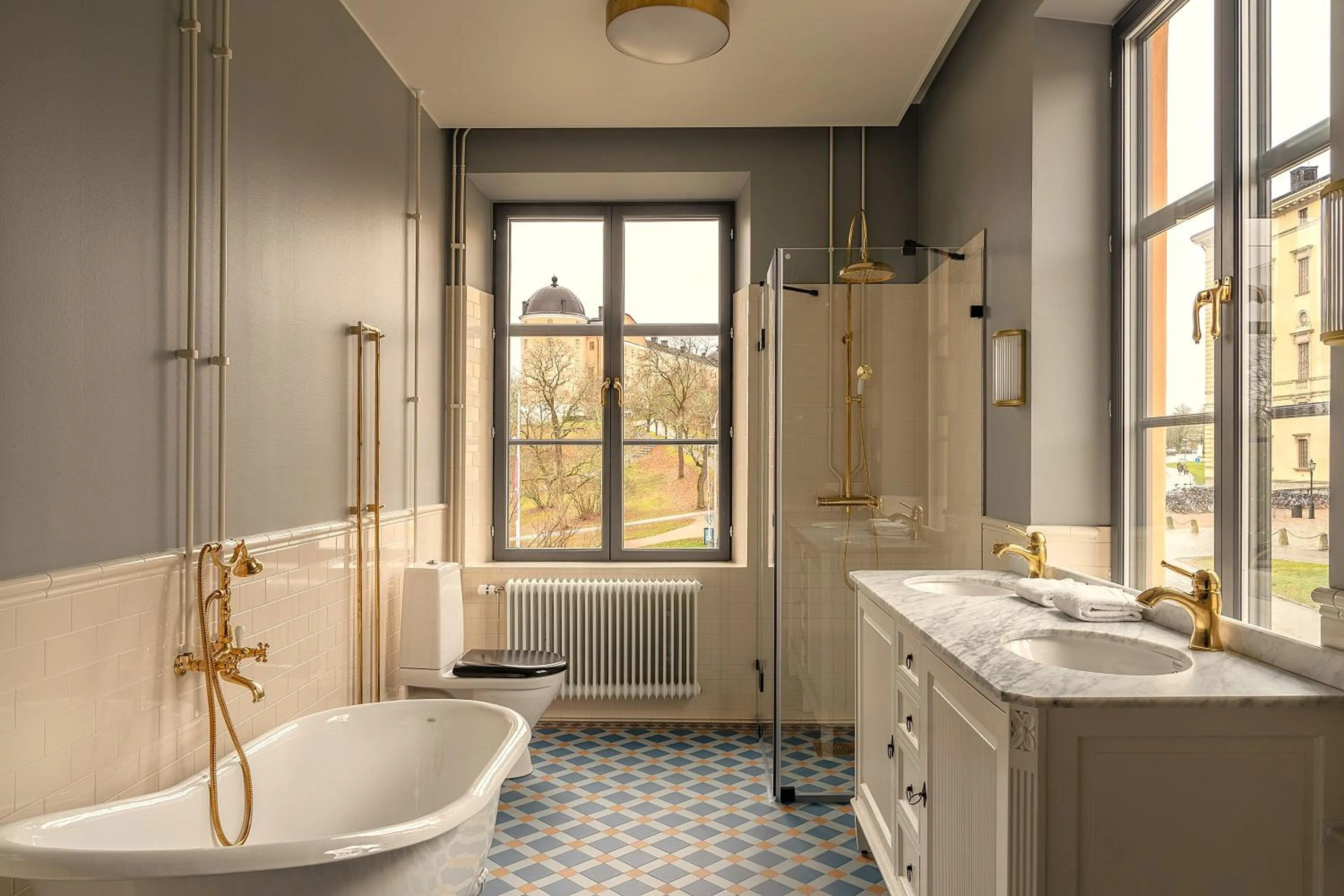 Shower in Akademihotellet