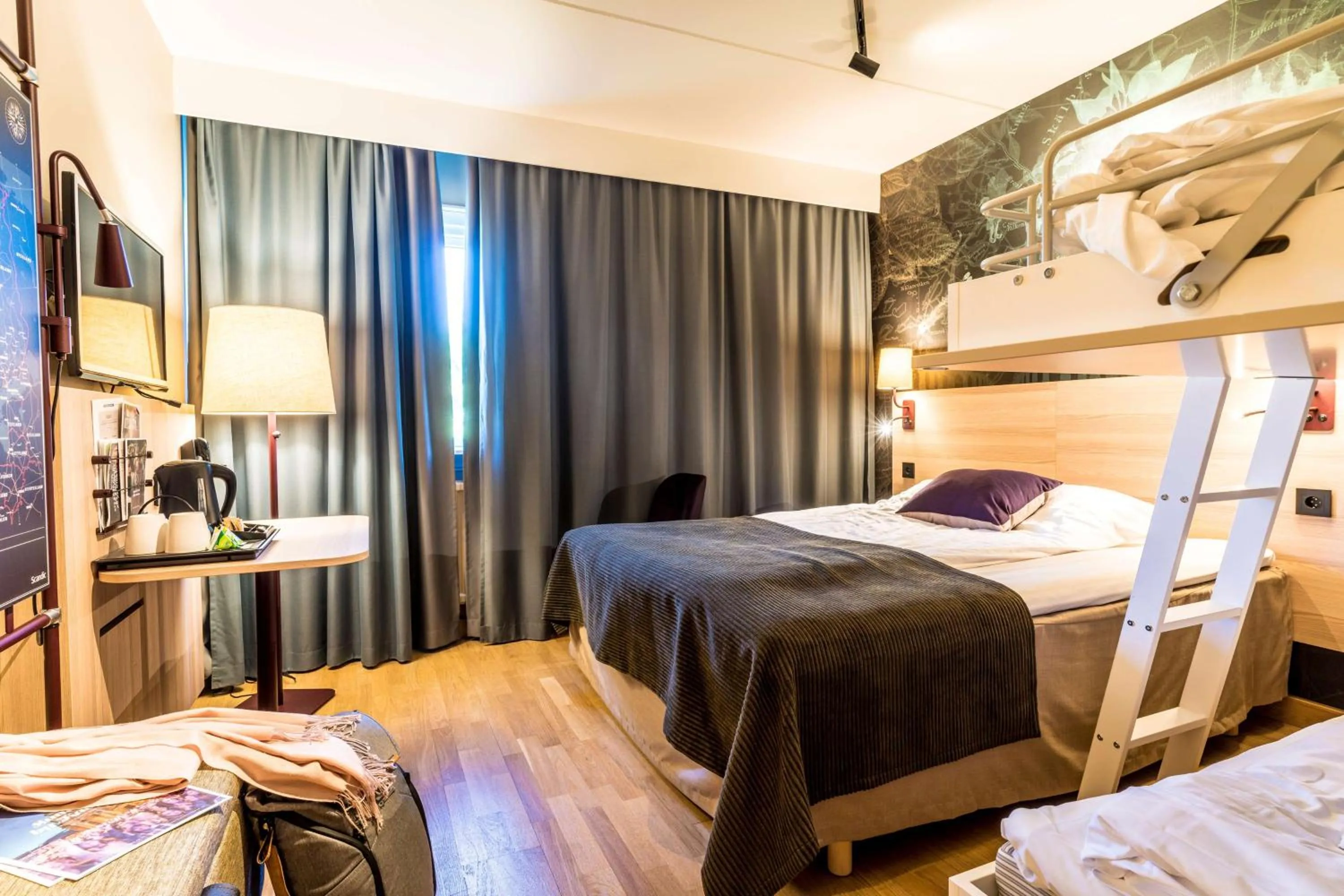 Photo of the whole room, Bed in Scandic Kalmar