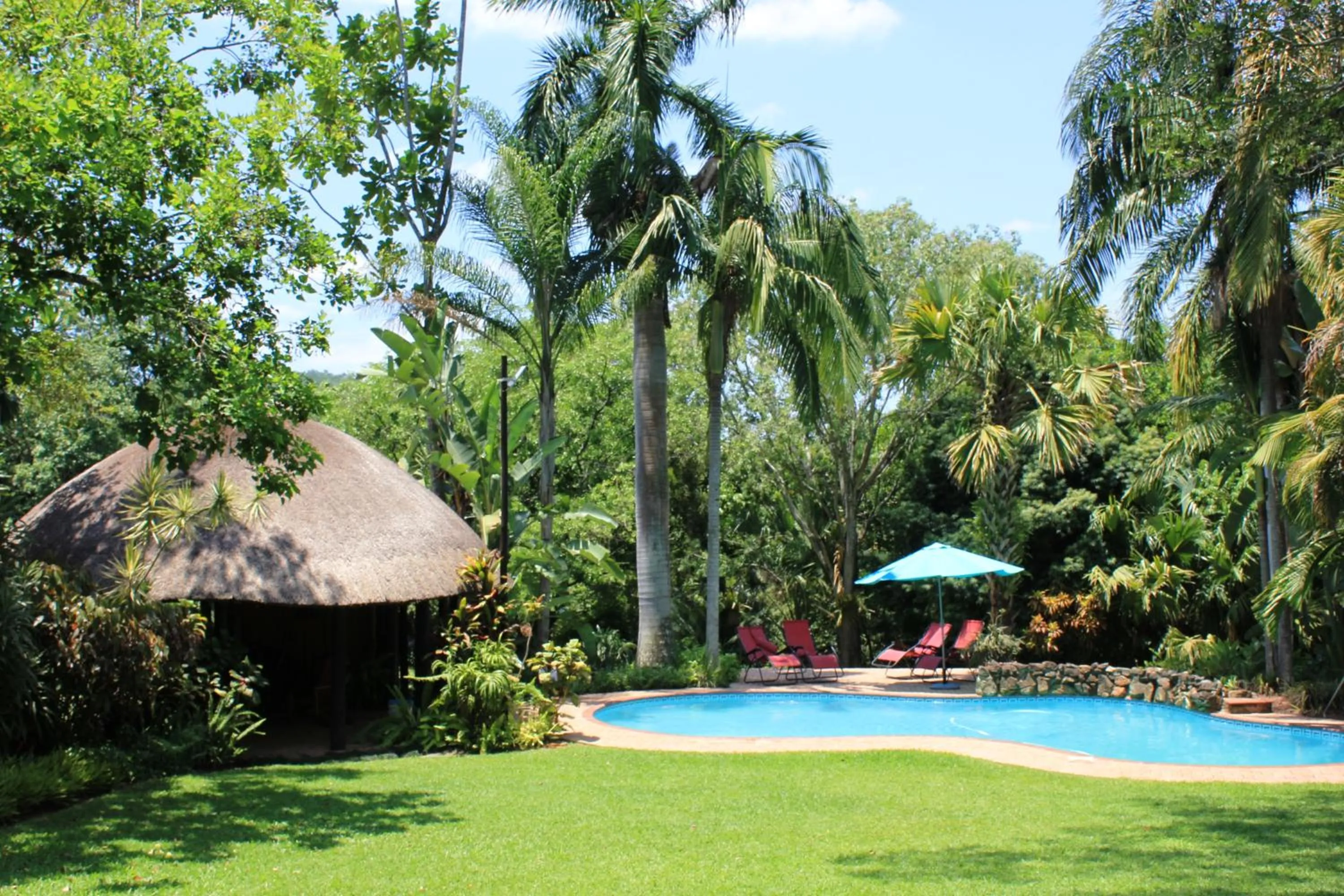 Garden in Idle & Wild Chalet