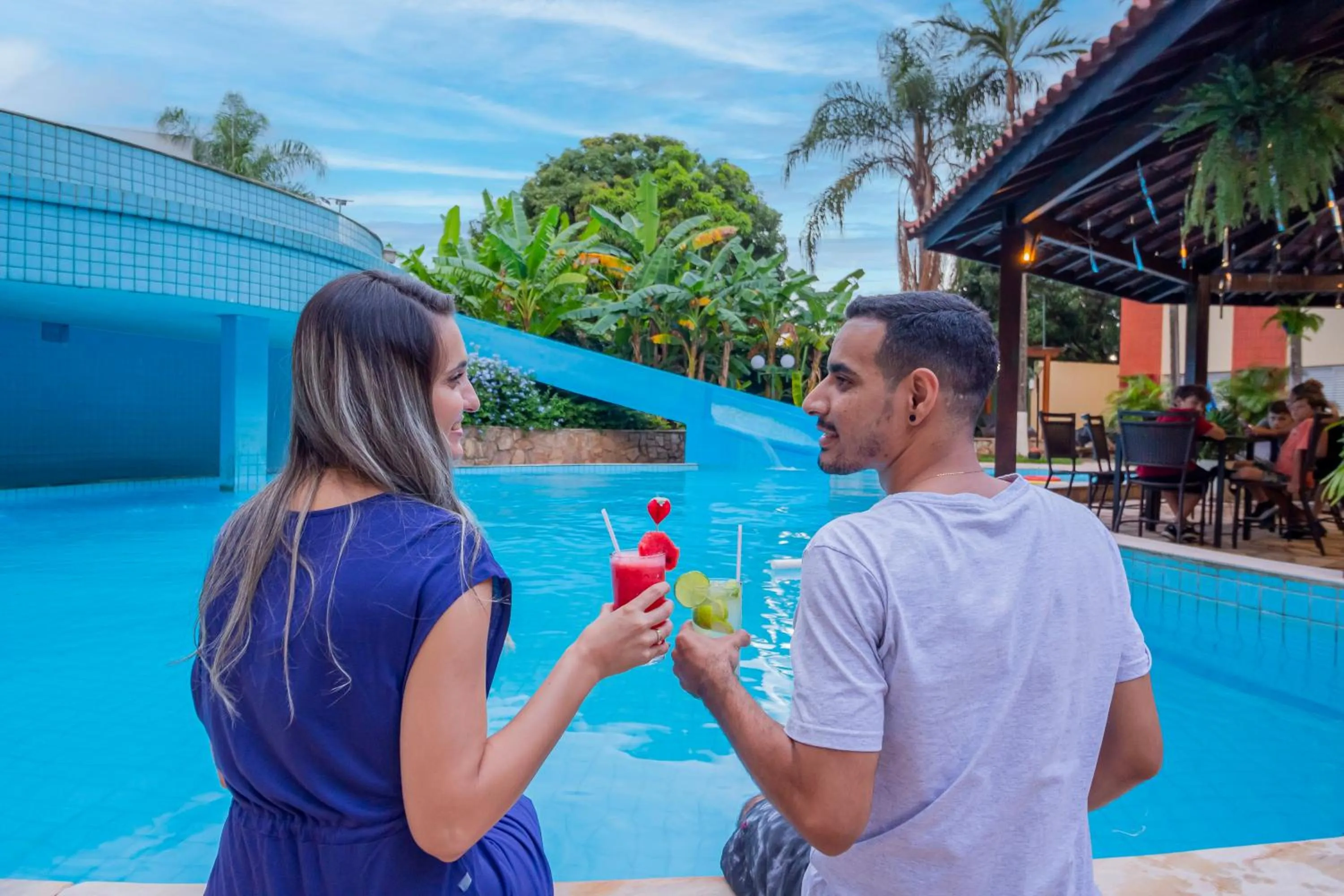 Pool view in Hotel Vilage Inn Ribeirão Preto & Convenções