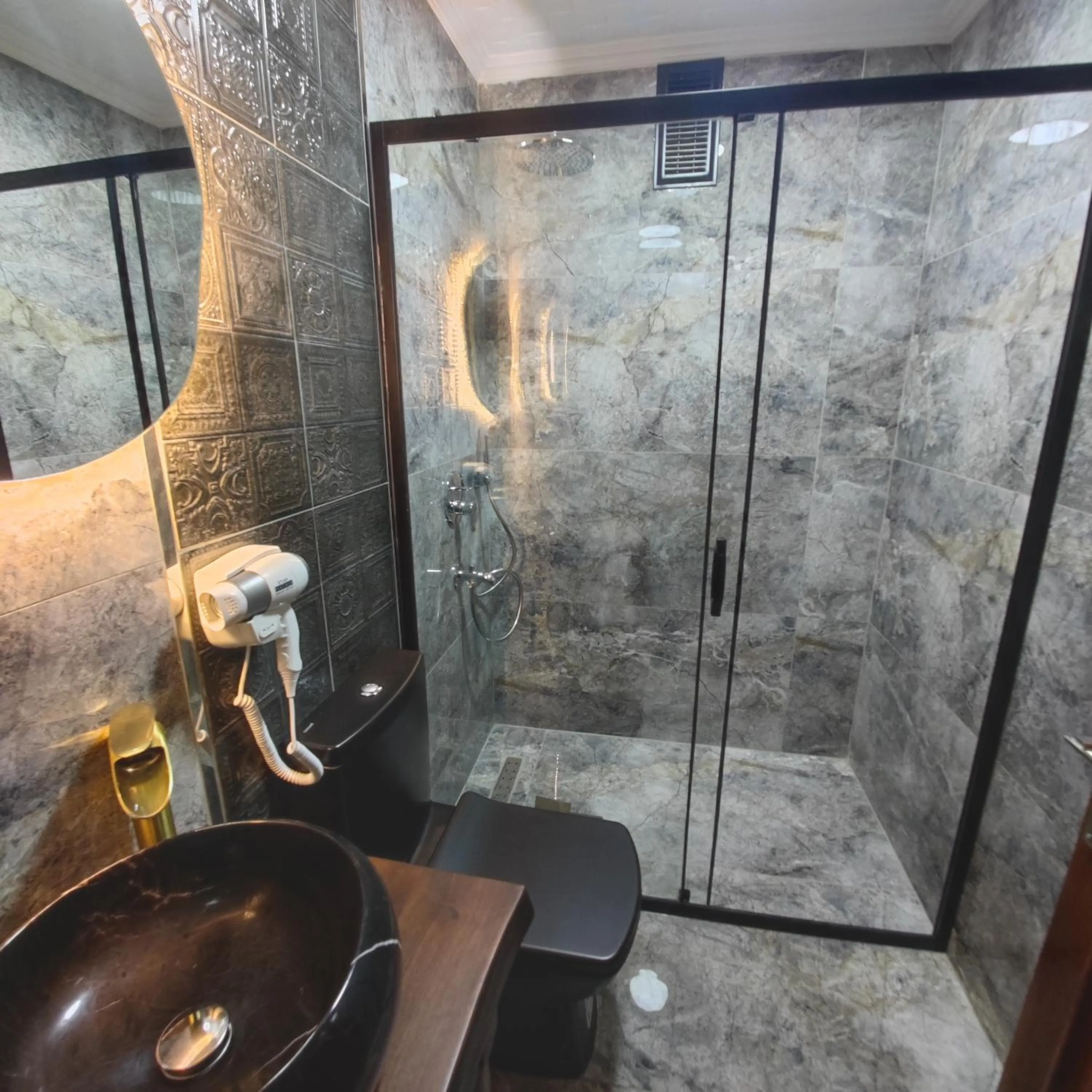 Shower in Star Hotel