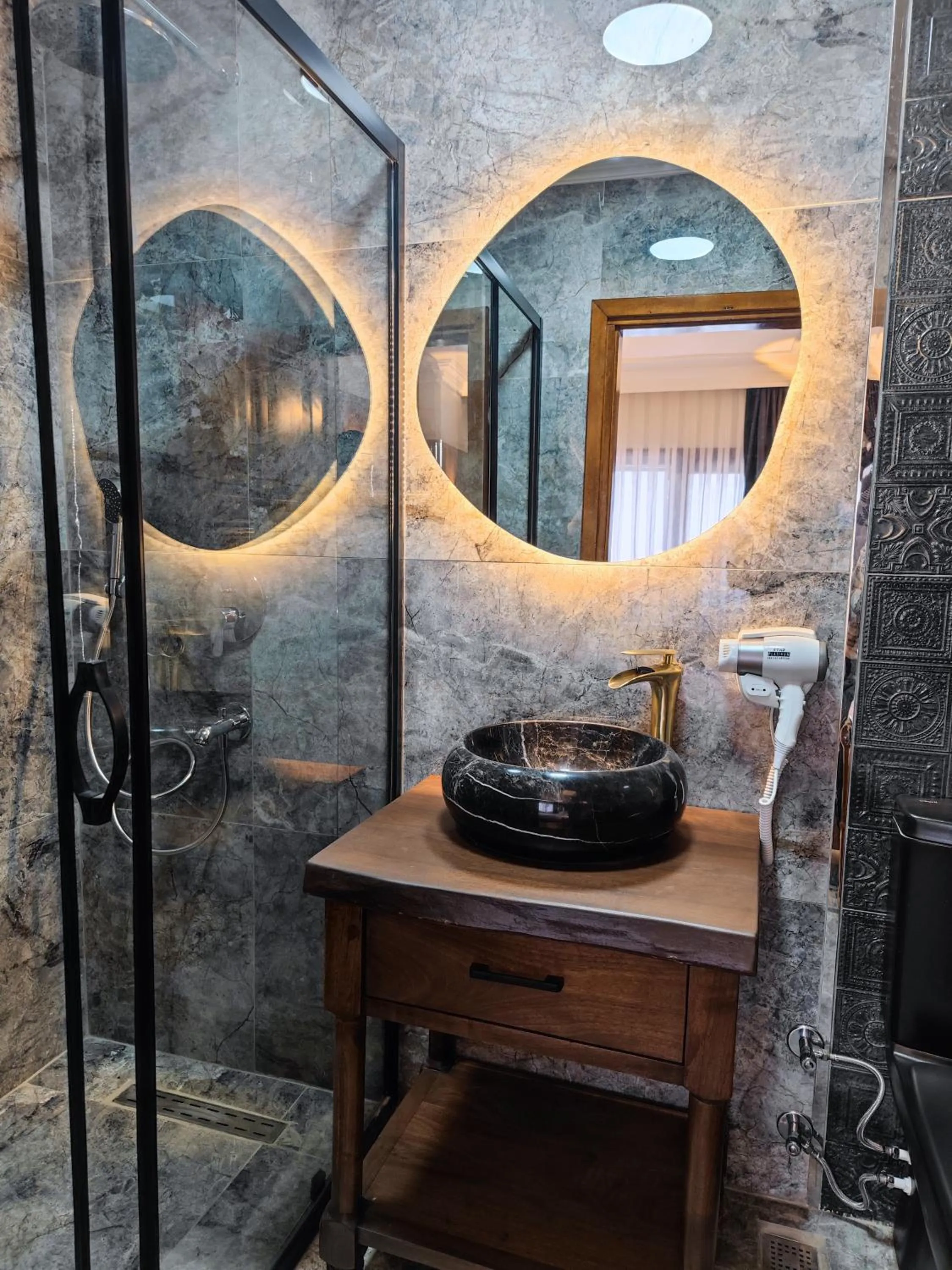 Shower in Star Hotel