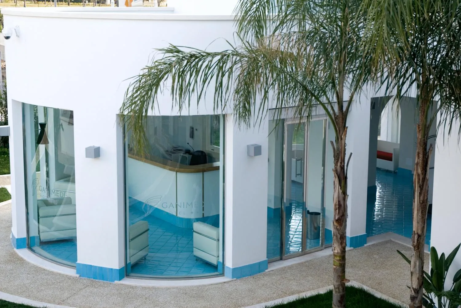 Facade/entrance in Ganimede Hotel