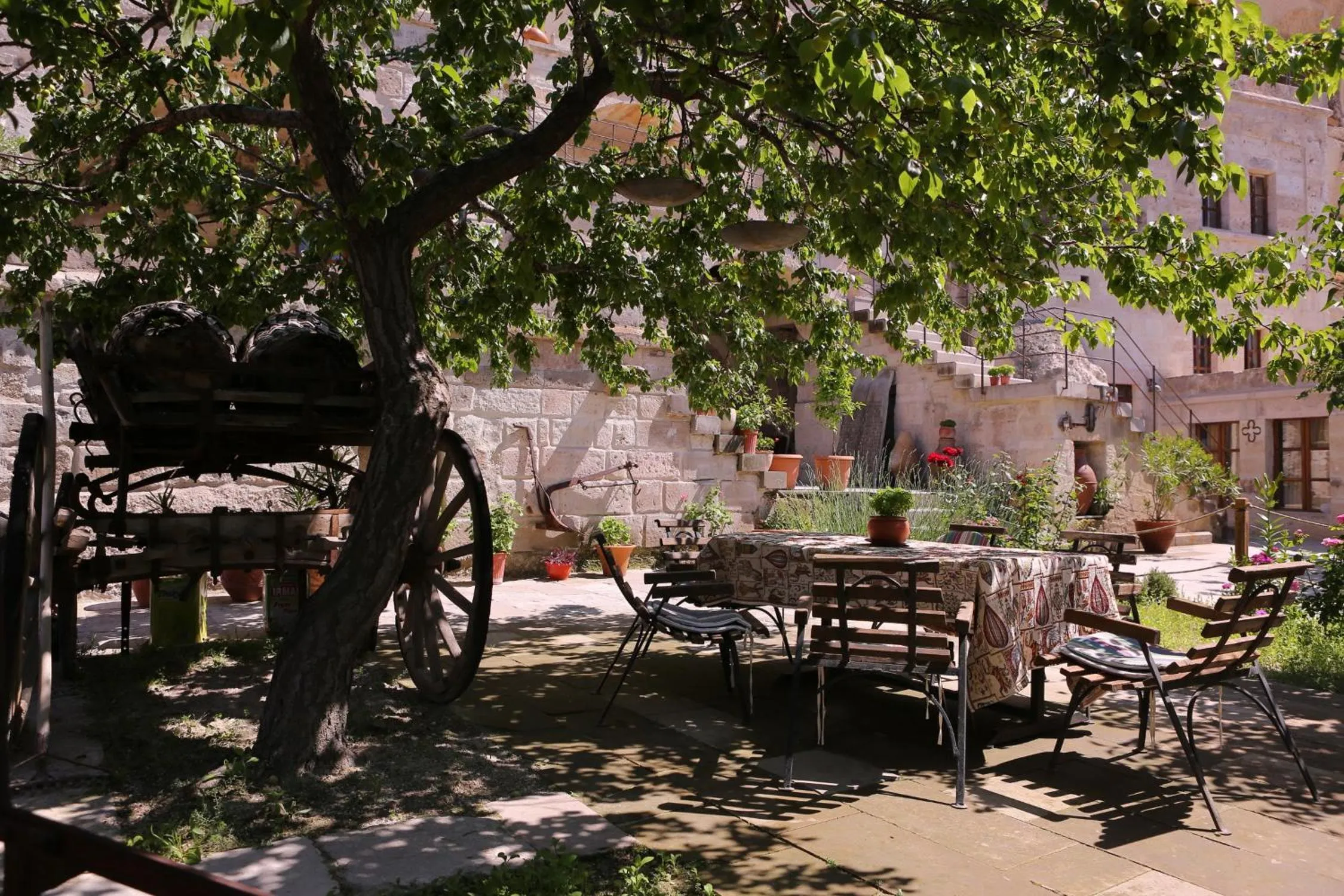 Garden in Village Cave House Hotel