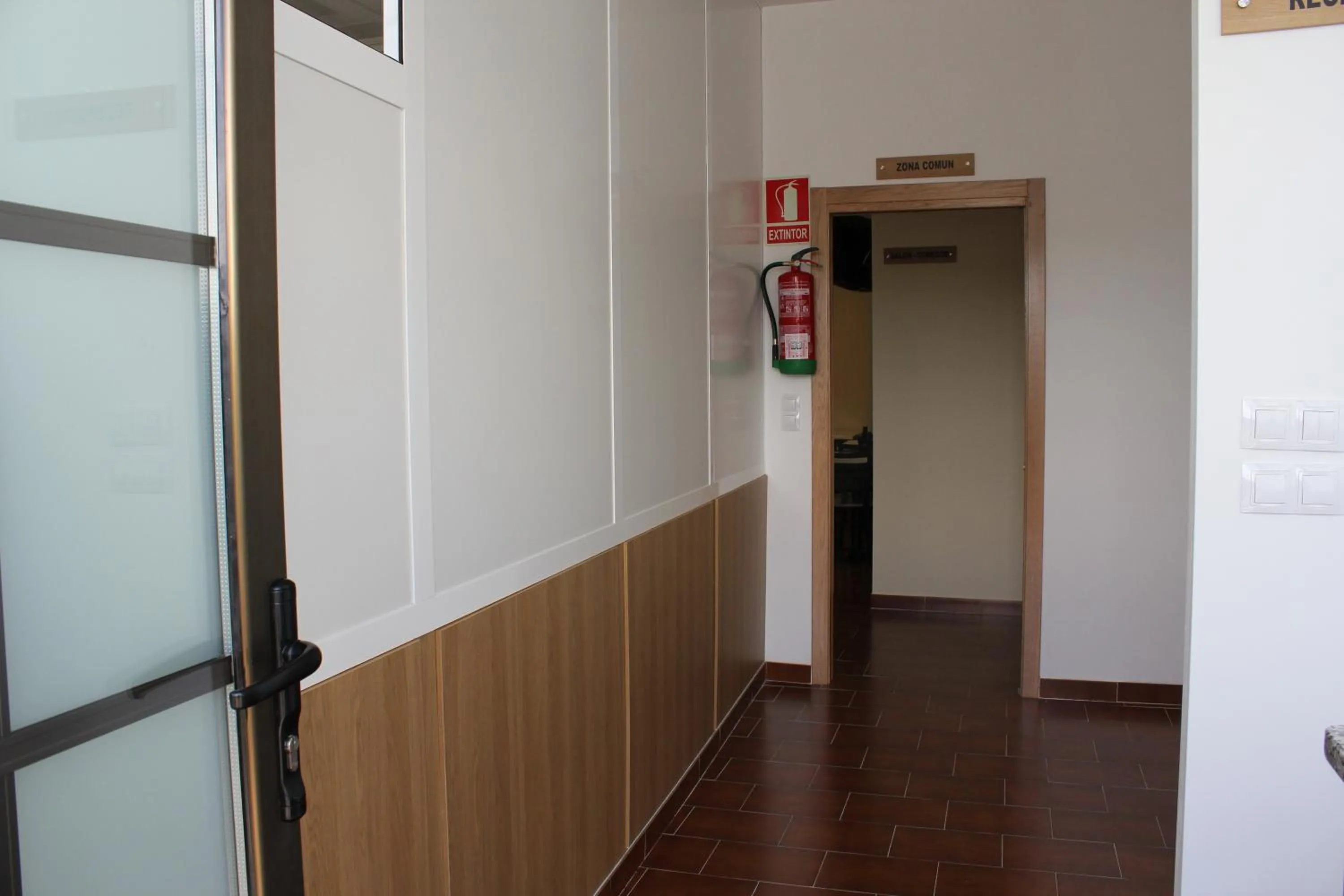Lobby or reception in Albergue Folgueira