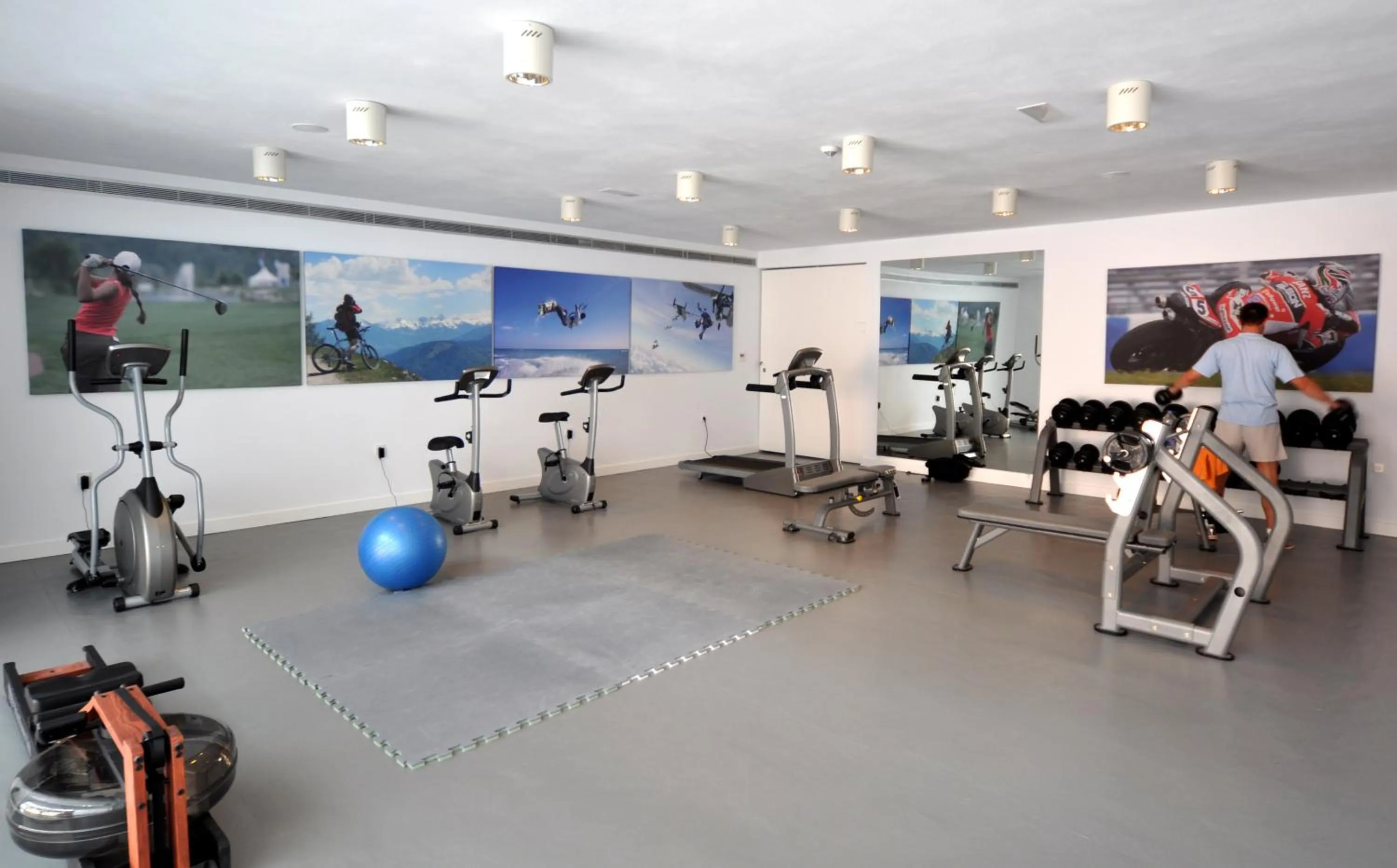 Fitness centre/facilities in Hotel Spa Calagrande Cabo de Gata
