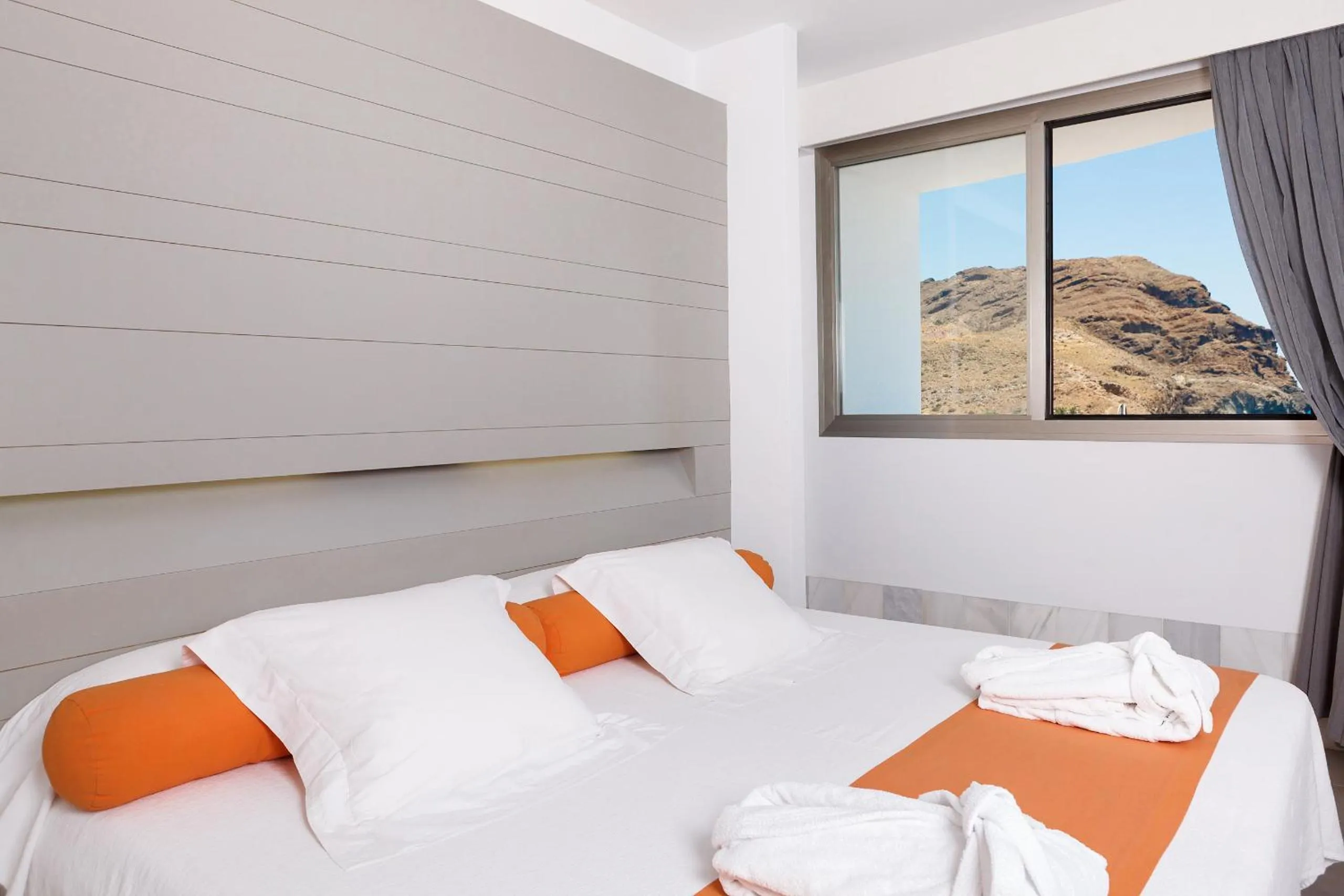 Decorative detail, Bed in Hotel Spa Calagrande Cabo de Gata