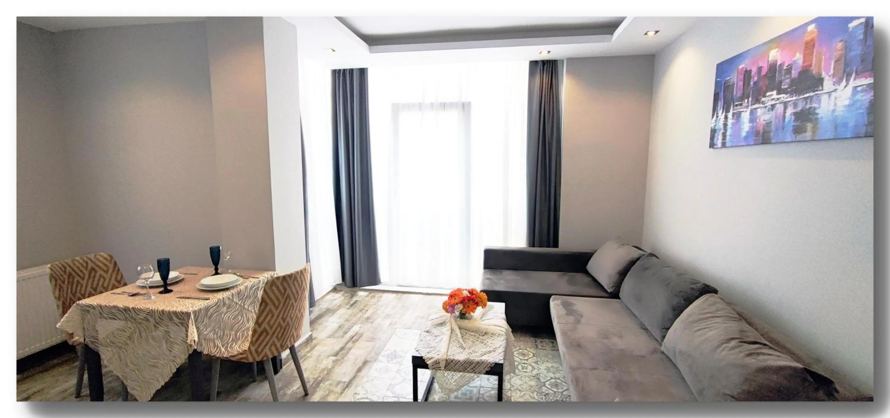 Living room in Aspendos Suites Konyaaltı Apart