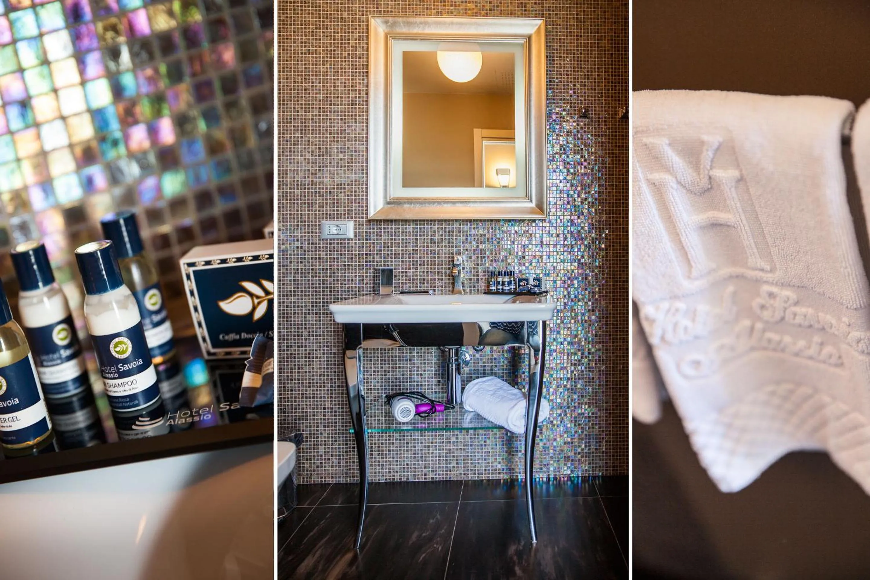 Bathroom in Hotel Savoia