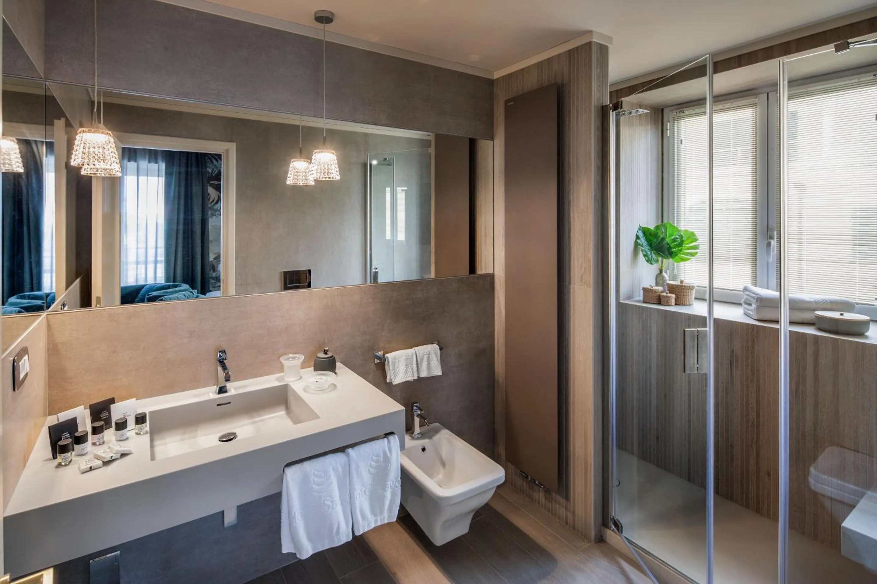 Bathroom in Hotel Savoia