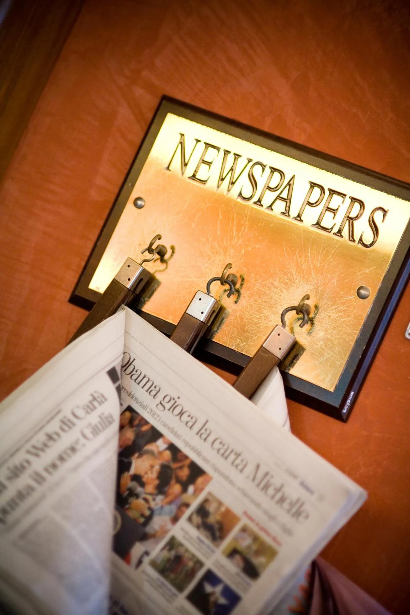 Decorative detail in Hotel Savoia