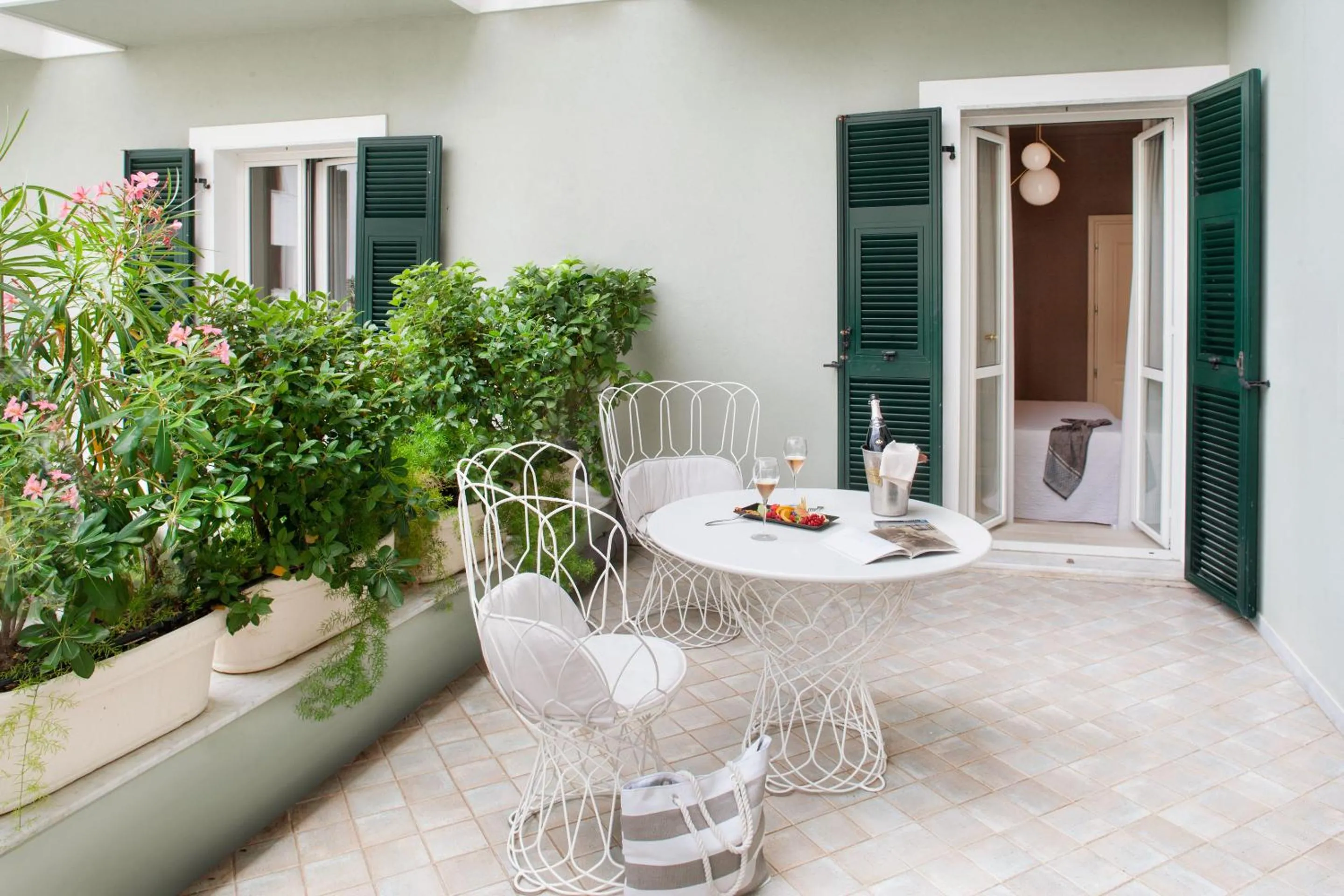 Balcony/Terrace in Hotel Savoia