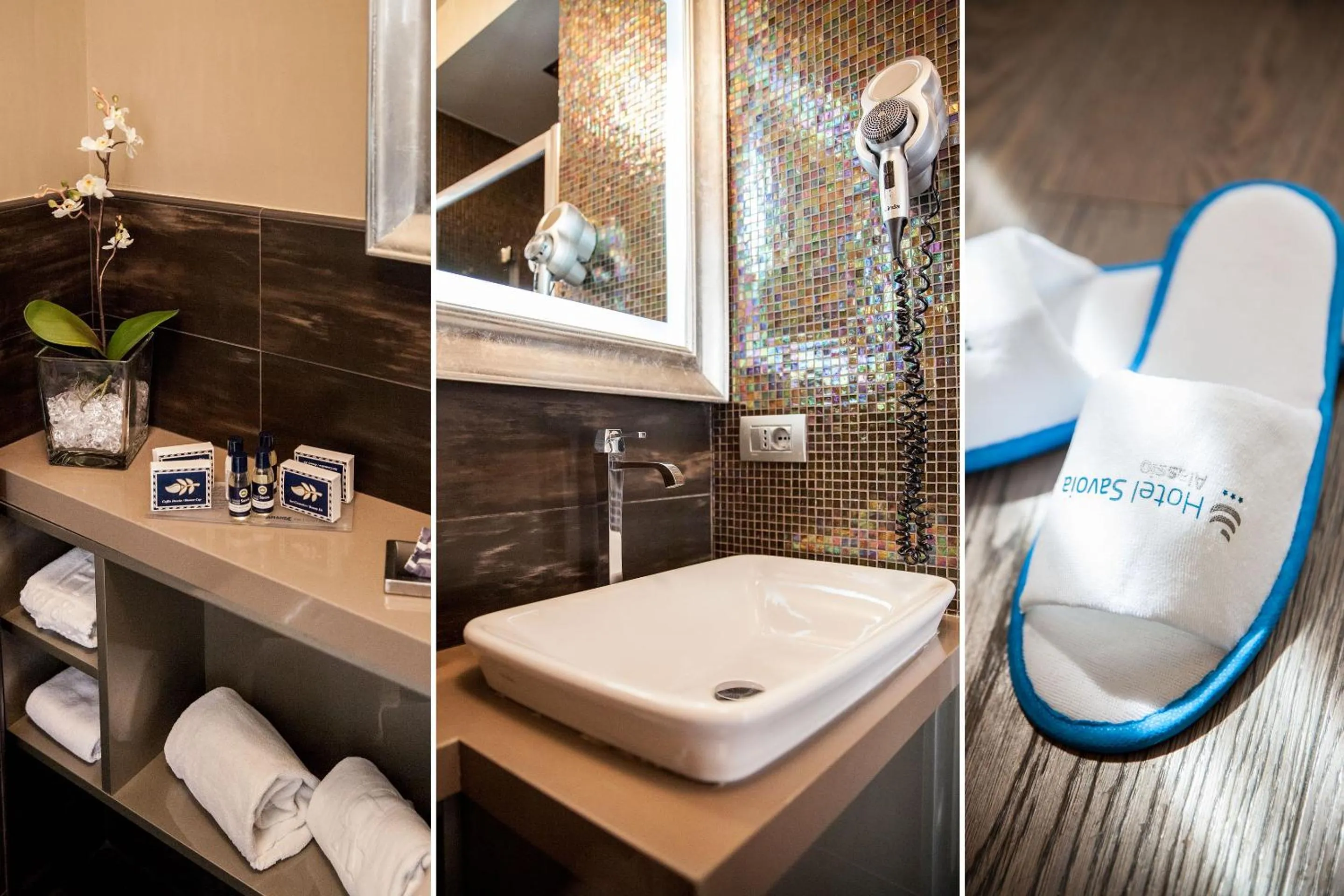 Bathroom in Hotel Savoia