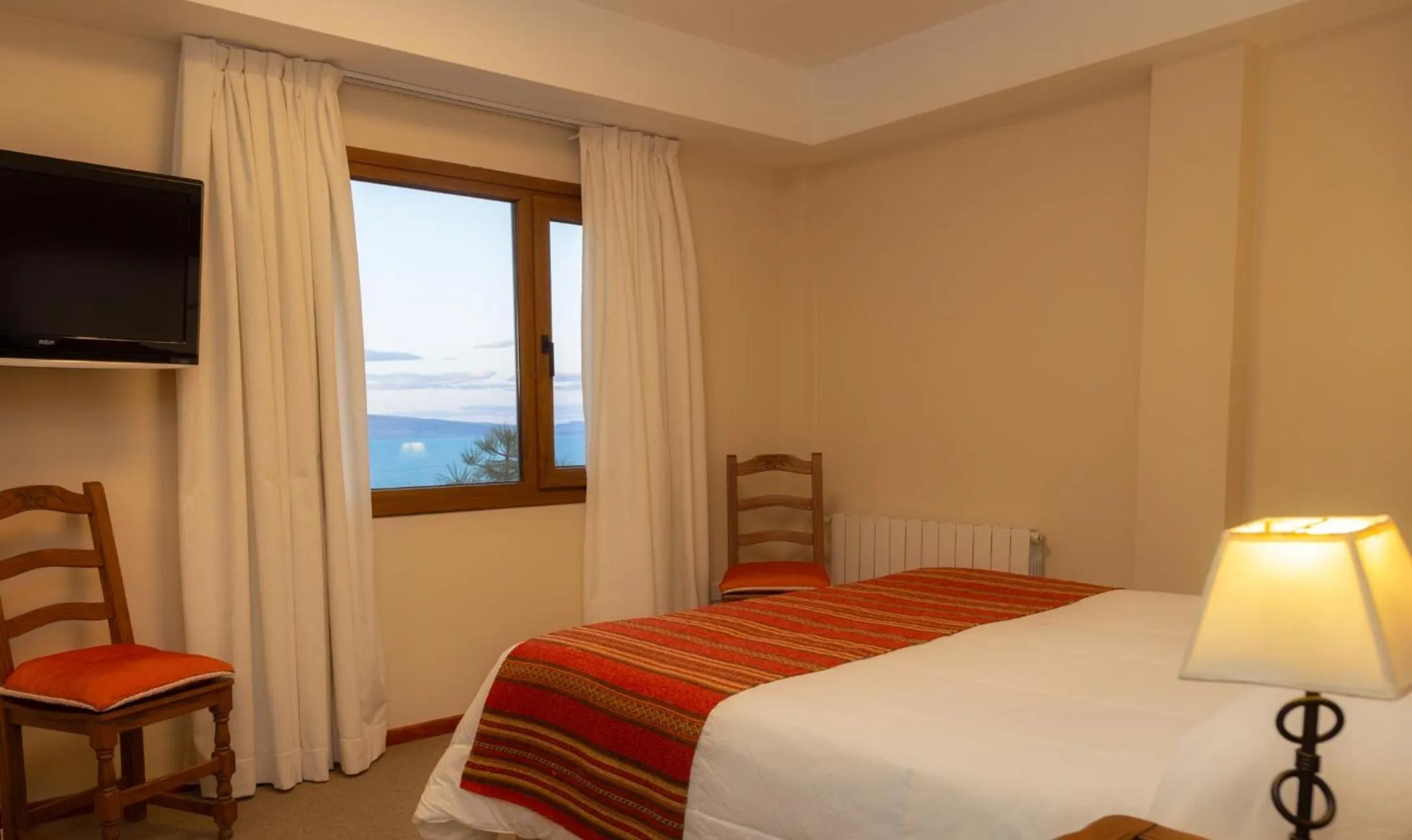 Bed in Terraza Coirones Hotel